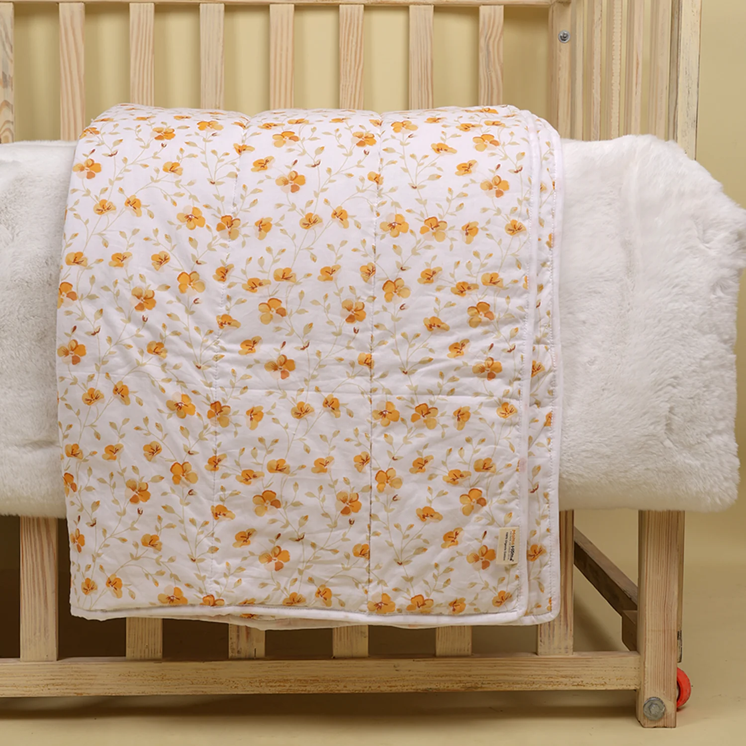 Ac Quilt Blanket cum Bedspread | 0-3 Years | 100X120 cm | Bloom - Image 3