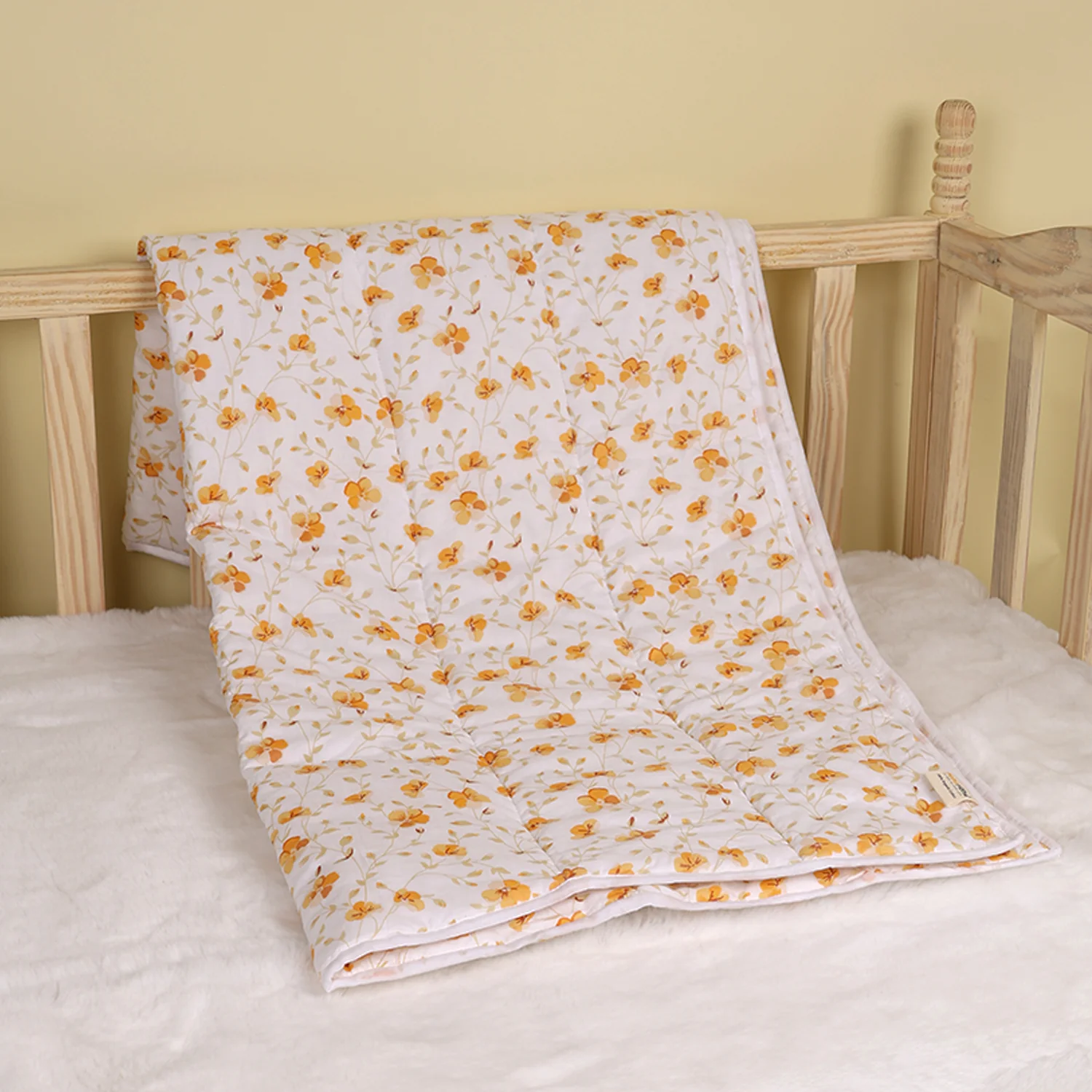 Ac Quilt Blanket cum Bedspread | 0-3 Years | 100X120 cm | Bloom - Image 4