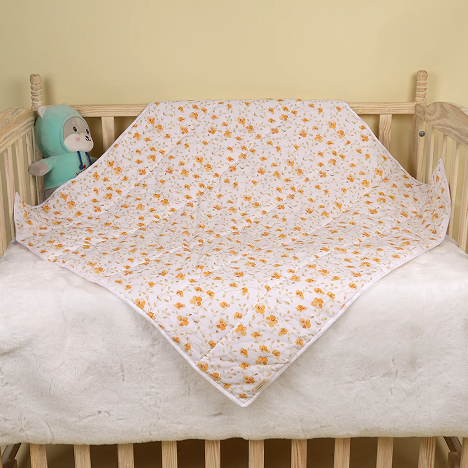 Ac Quilt Blanket cum Bedspread | 0-3 Years | 100X120 cm | Bloom - Image 6