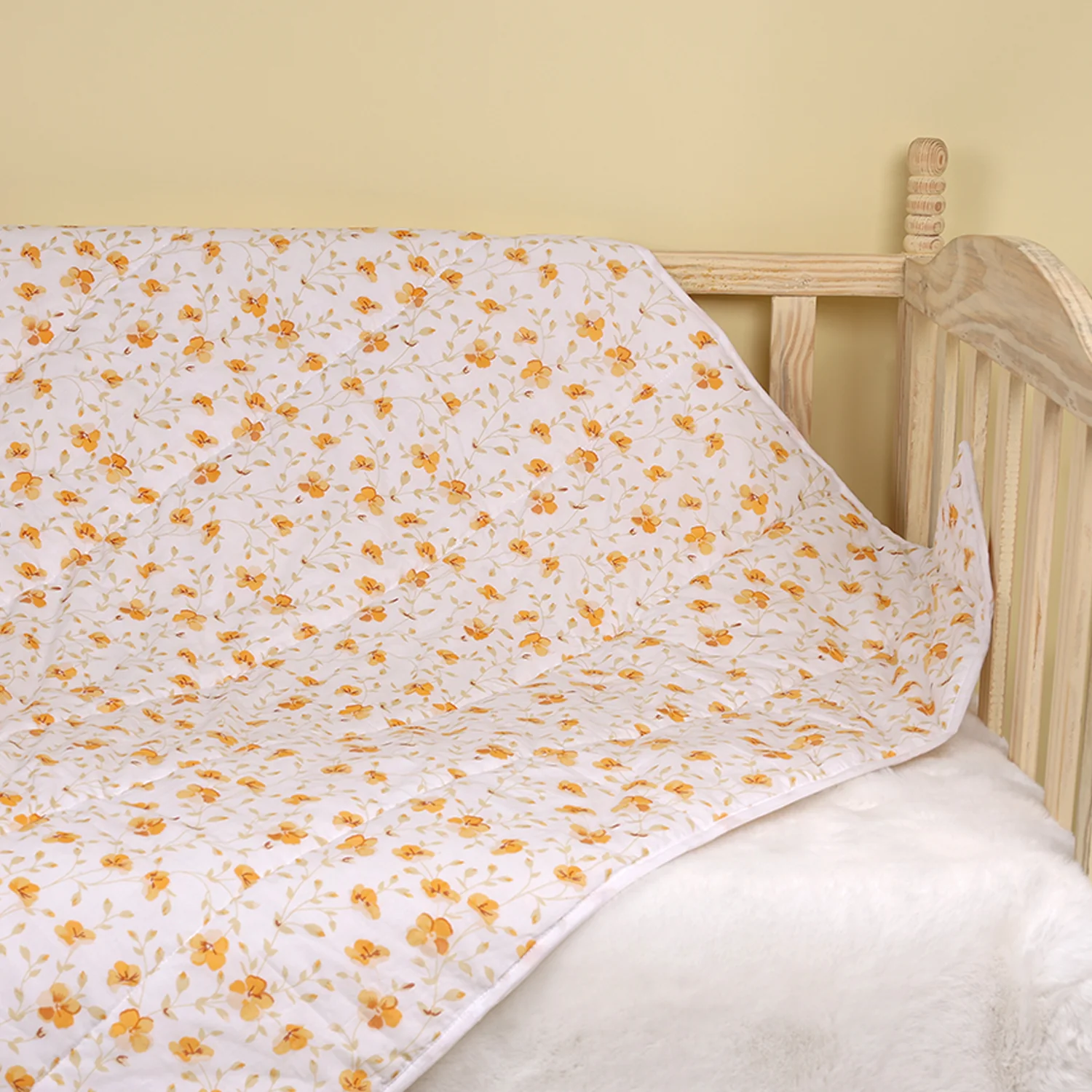 Ac Quilt Blanket cum Bedspread | 0-3 Years | 100X120 cm | Bloom - Image 7