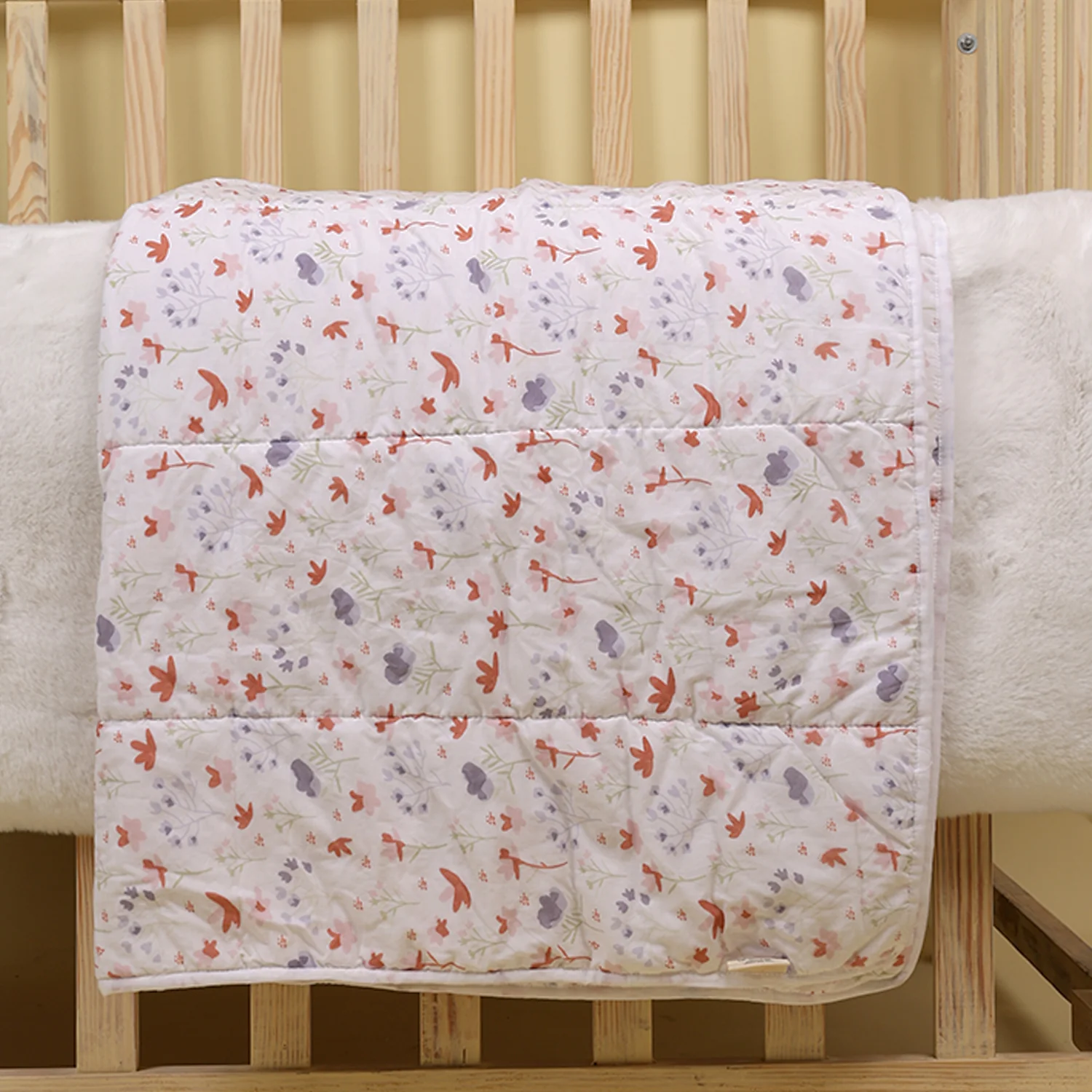 Ac Quilt Blanket cum Bedspread | 0-3 Years | 100X120 cm | Blossom - Image 3
