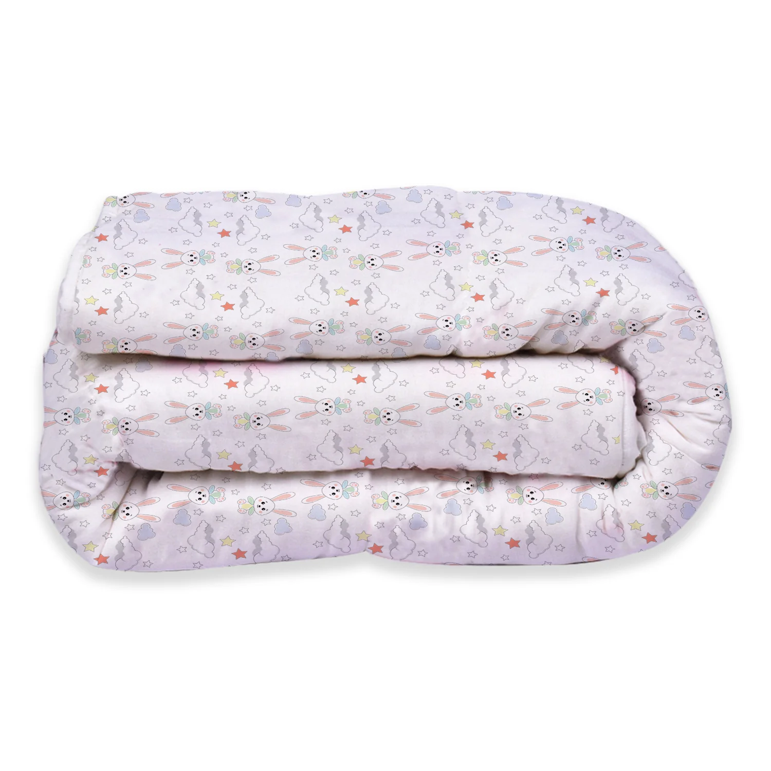Ac Quilt Blanket cum Bedspread | 0-3 Years | 100X120 cm | Bunny - Image 3