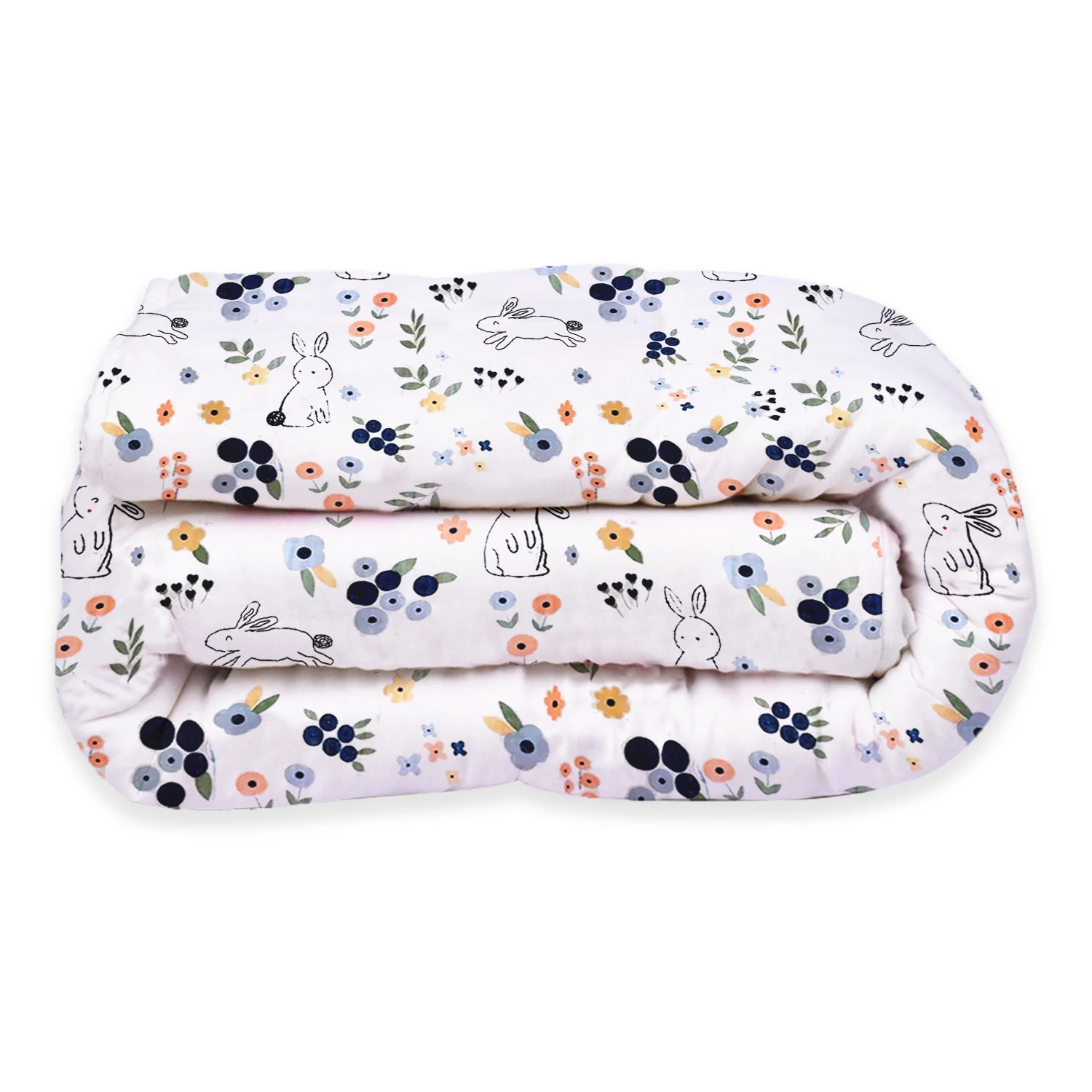 Ac Quilt Blanket cum Bedspread | 0-3 Years | 100X120 cm | Flower - Image 3