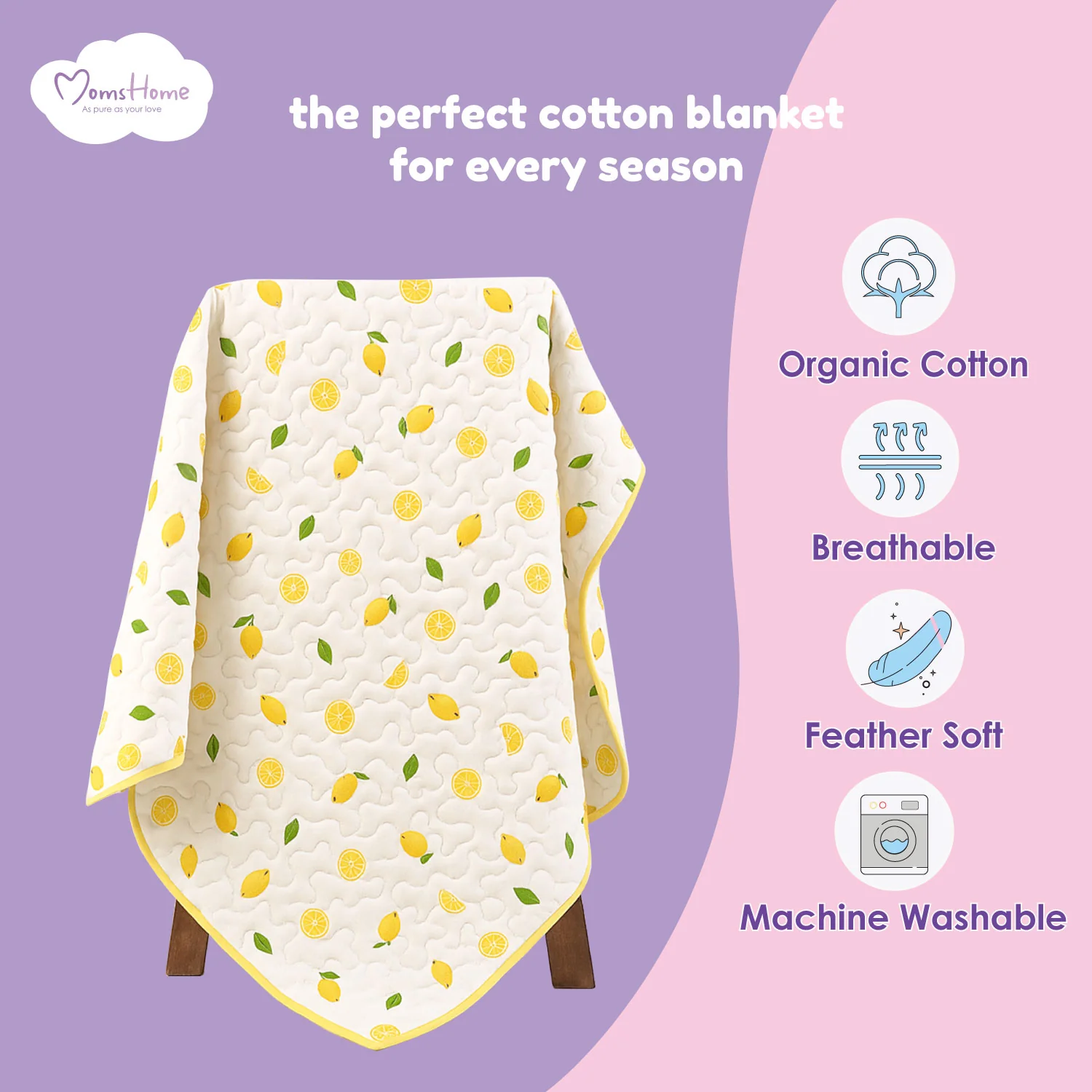 Ac Quilt Blanket cum Bedspread | 0-3 Years | 100X120 cm | Machine Washable | Pack of 1 - Image 7