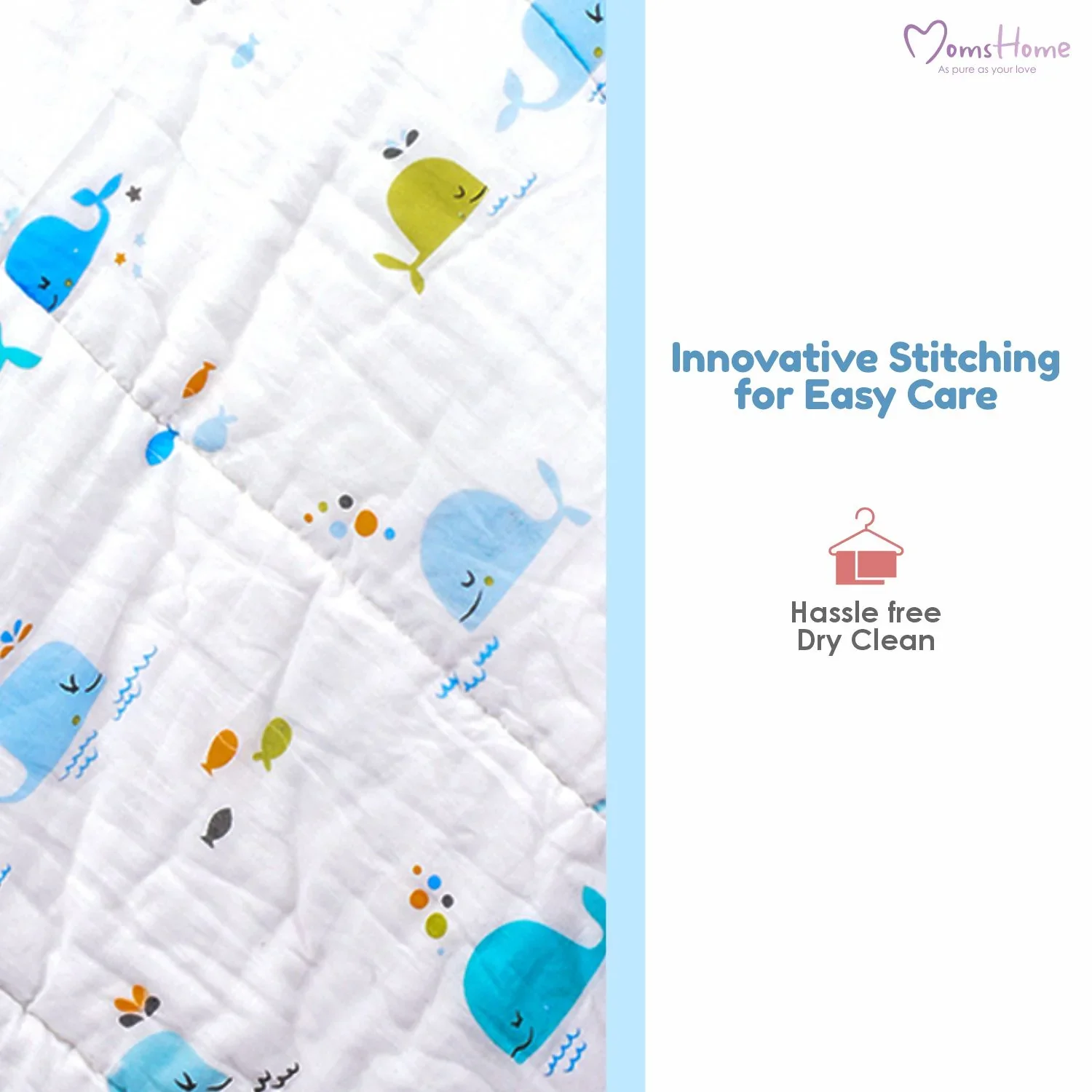 Ac Quilt Blanket cum Bedspread | 0-3 Years | 100X120 cm | Pack of 1 - Image 10