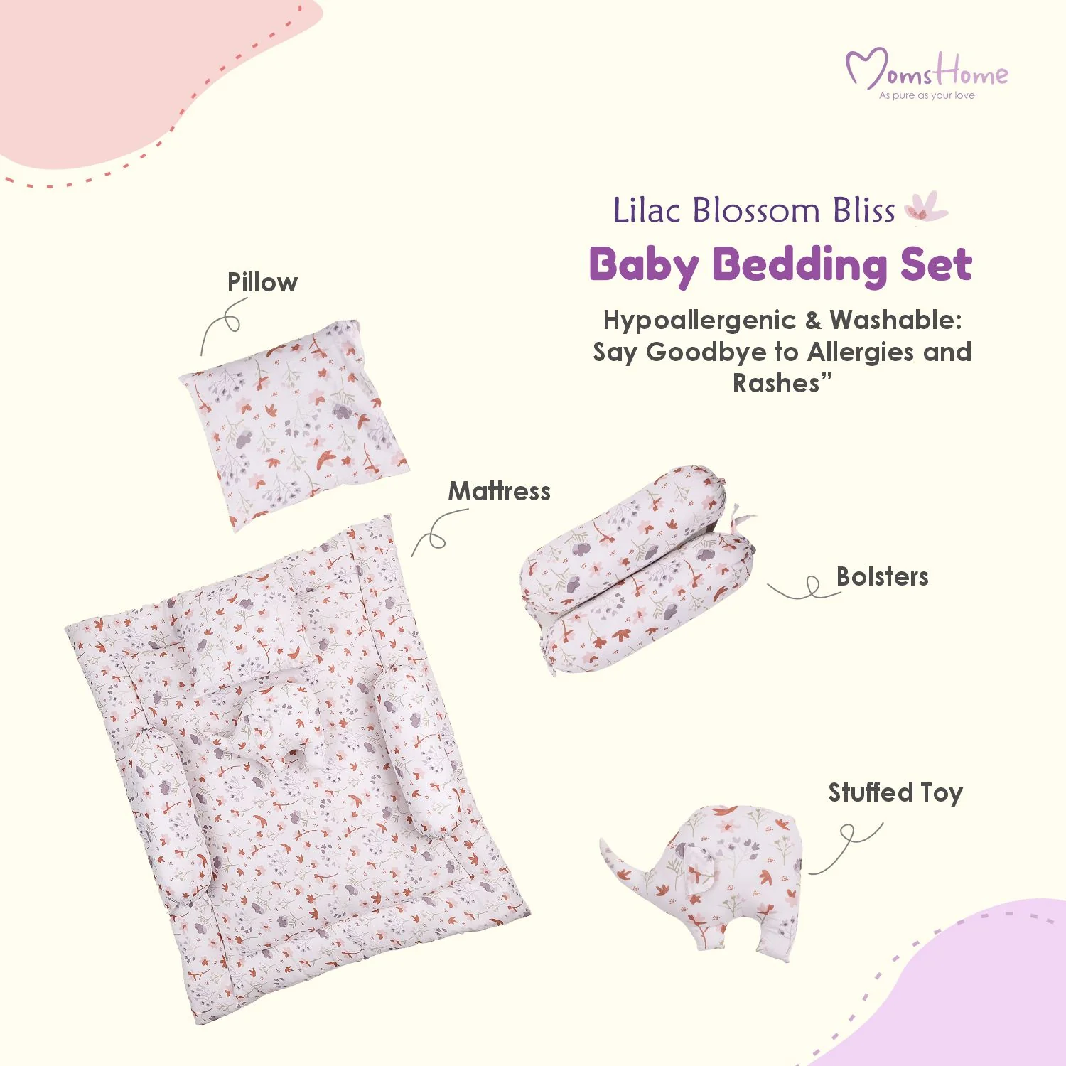 Baby Bedding Set | 0-12 Months | Blossom - Image 3
