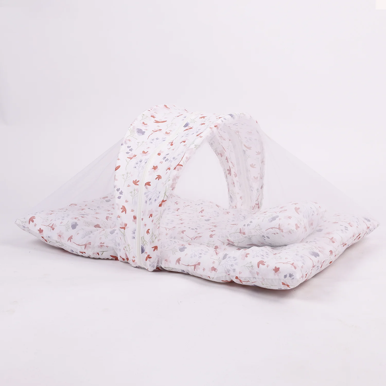 Baby Bedding Set | Mosquito Net, AC Quilt & Sleeping Bag | Blossom | Pack of 3 - Image 4