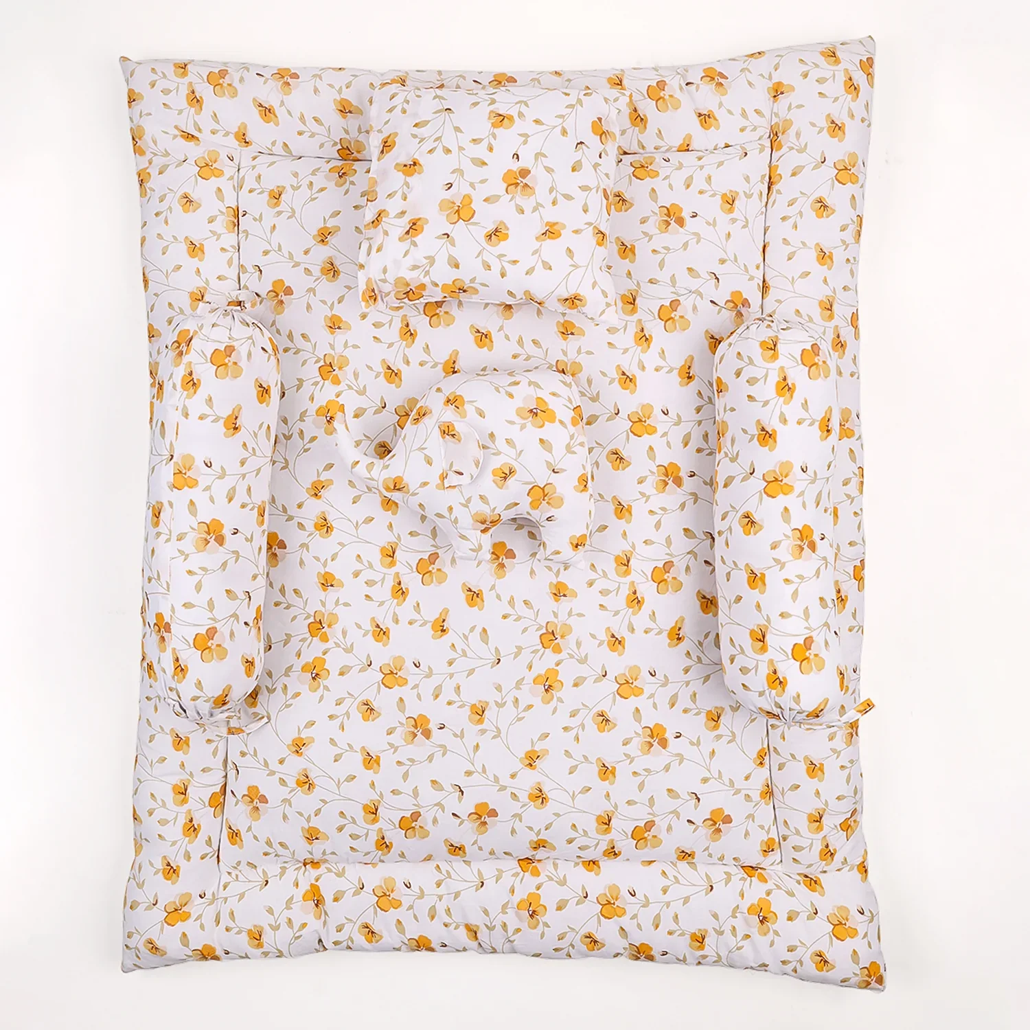 Baby Bedding Set With Muslin Swaddle, AC Quilt & Sleeping Bag | Bloom | Pack of 8 - Image 3