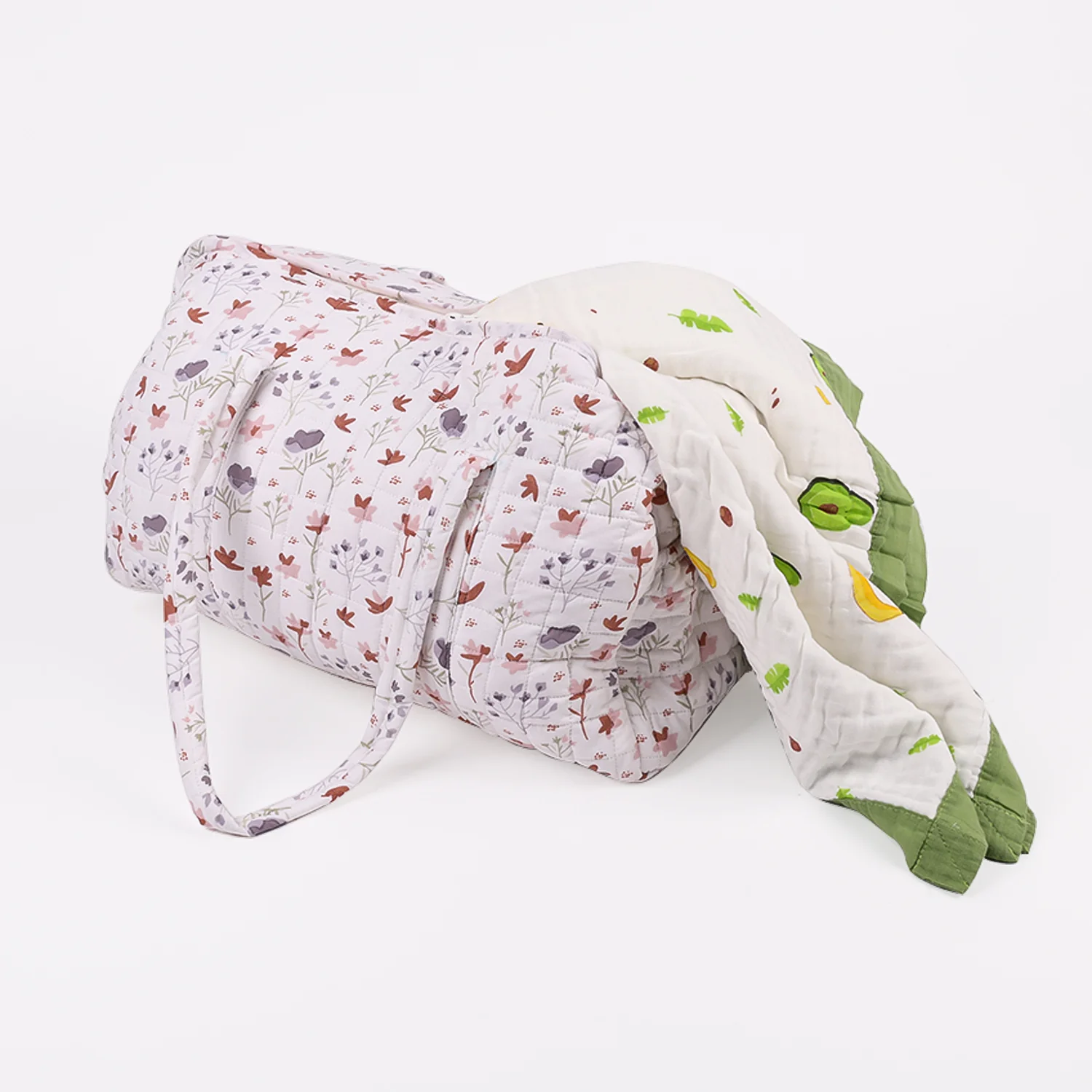 Baby Organic Cotton Diaper Carry Bag For Mothers | Blossom - Image 5