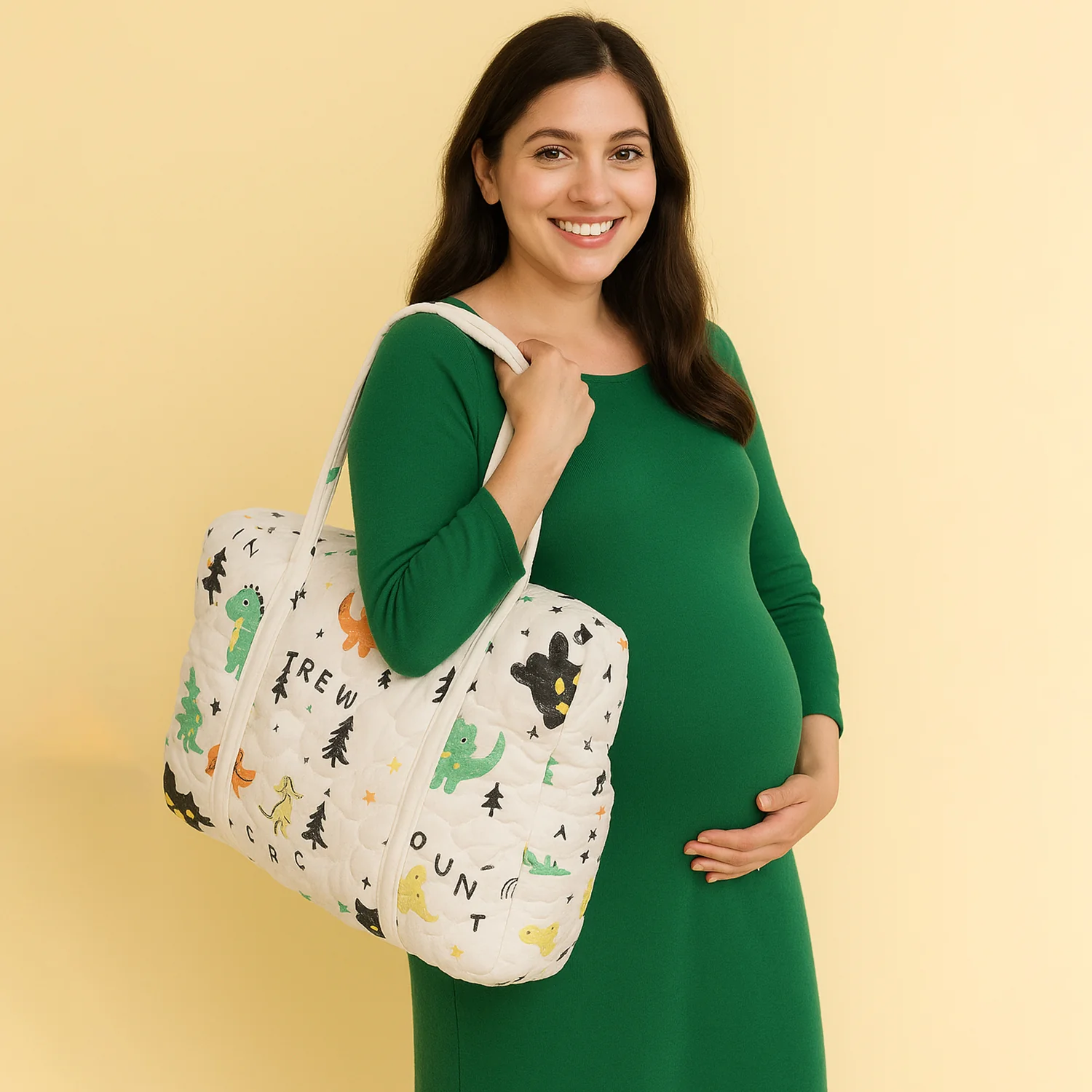 Baby Organic Cotton Diaper Carry Bag For Mothers | Pack of 1 - Image 4