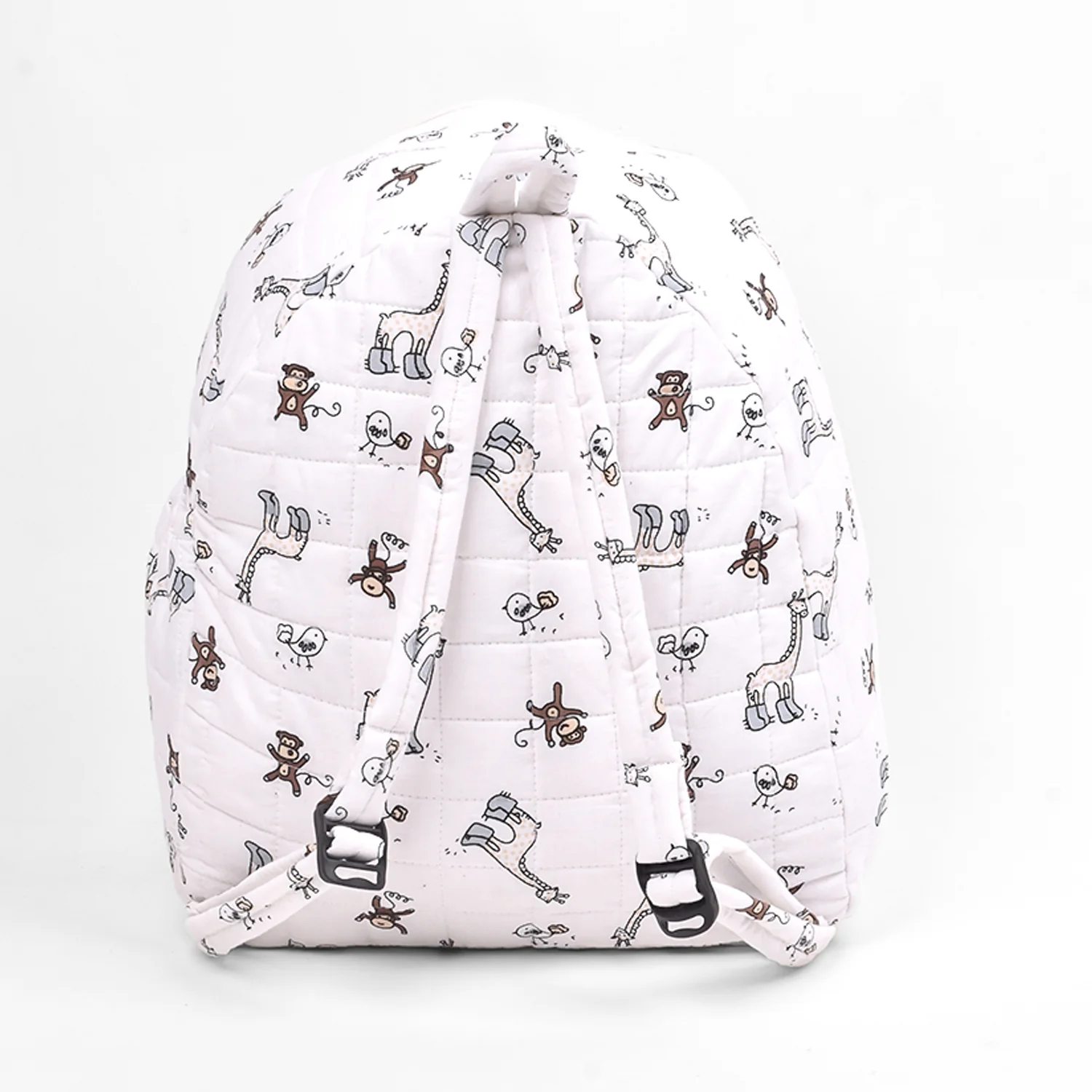 Baby Organic Cotton Muslin Travel Bag- Diaper Multipurpose Carry bags for Mothers- Jungle - Image 3