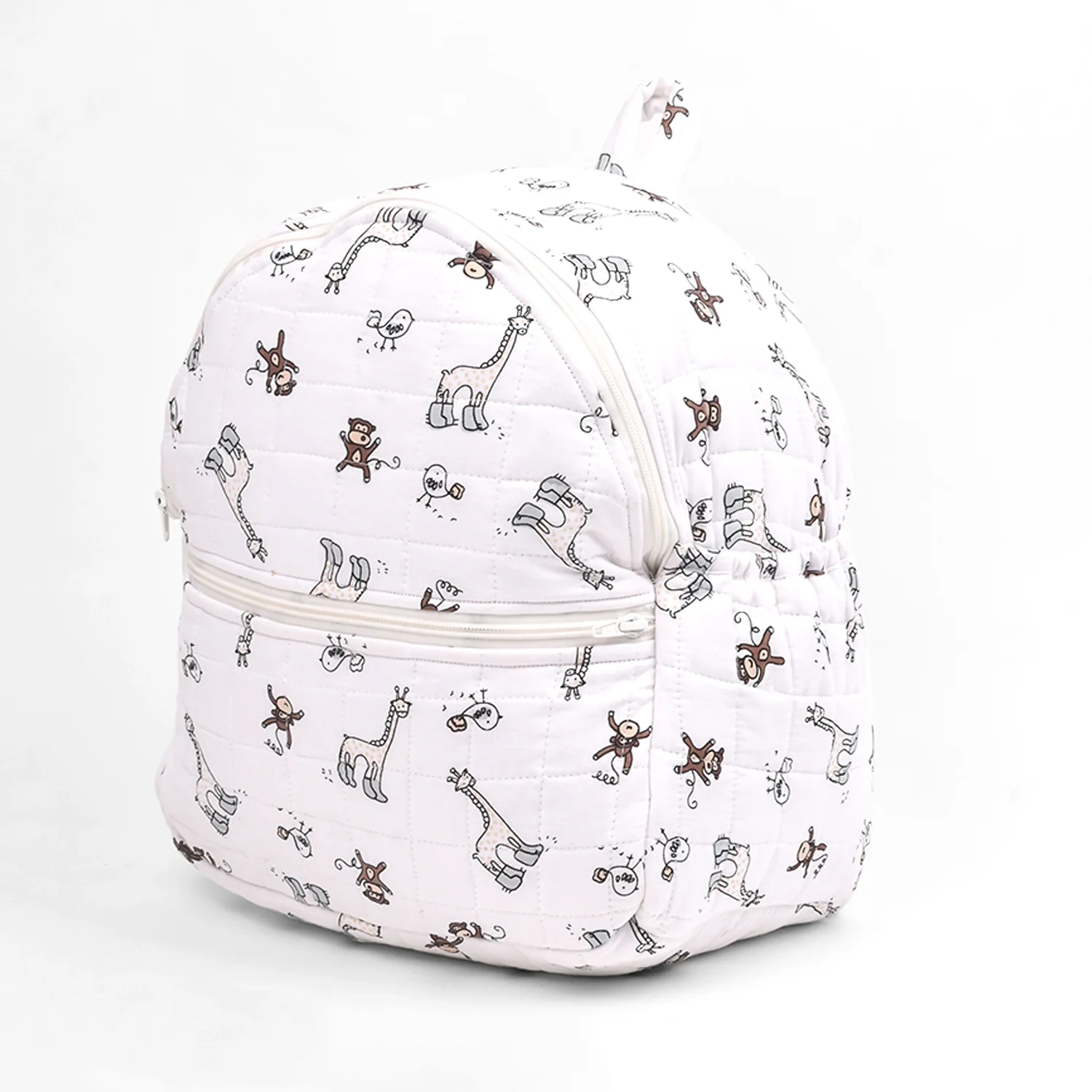 Baby Organic Cotton Muslin Travel Bag- Diaper Multipurpose Carry bags for Mothers- Jungle - Image 5