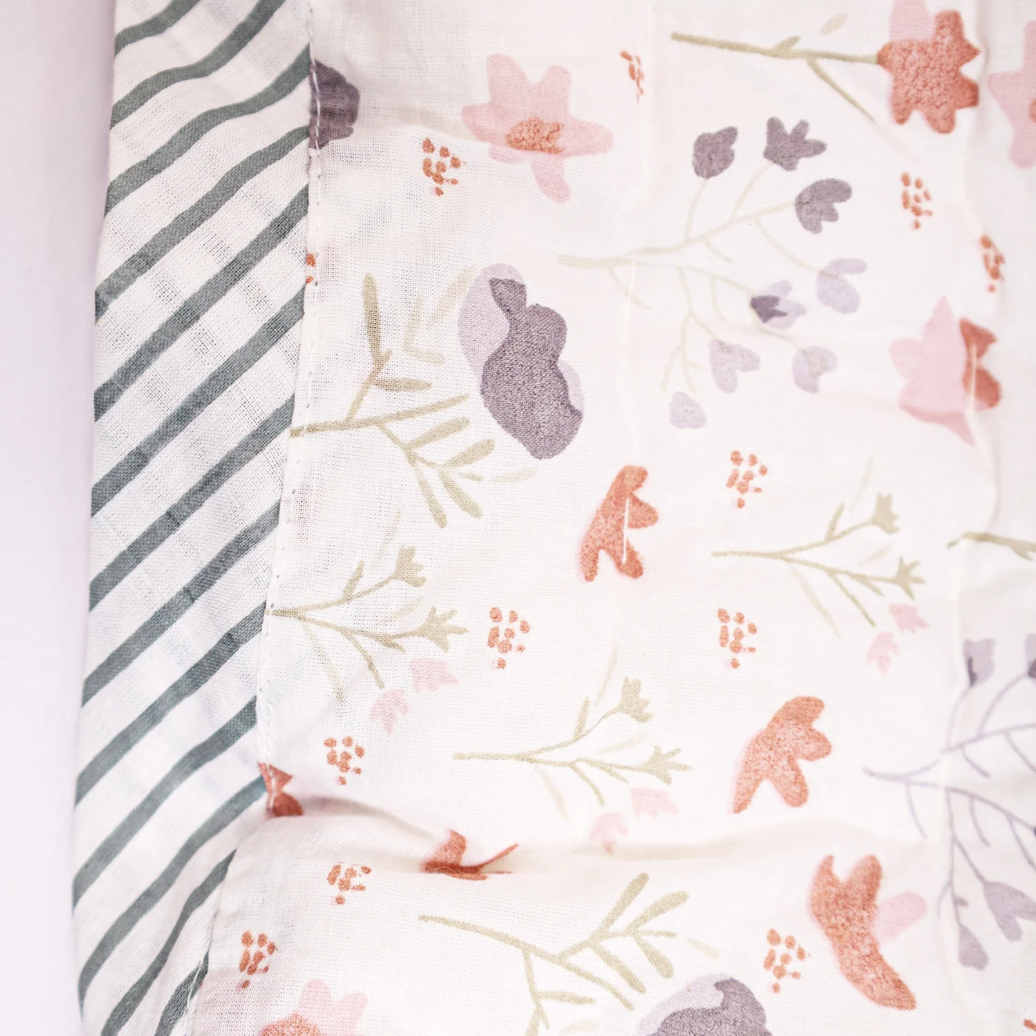 Baby Quilt Organic Cotton | Baby Blanket | 100x150 CM | 0-5 Year | Blossom | Pack of 1 - Image 4