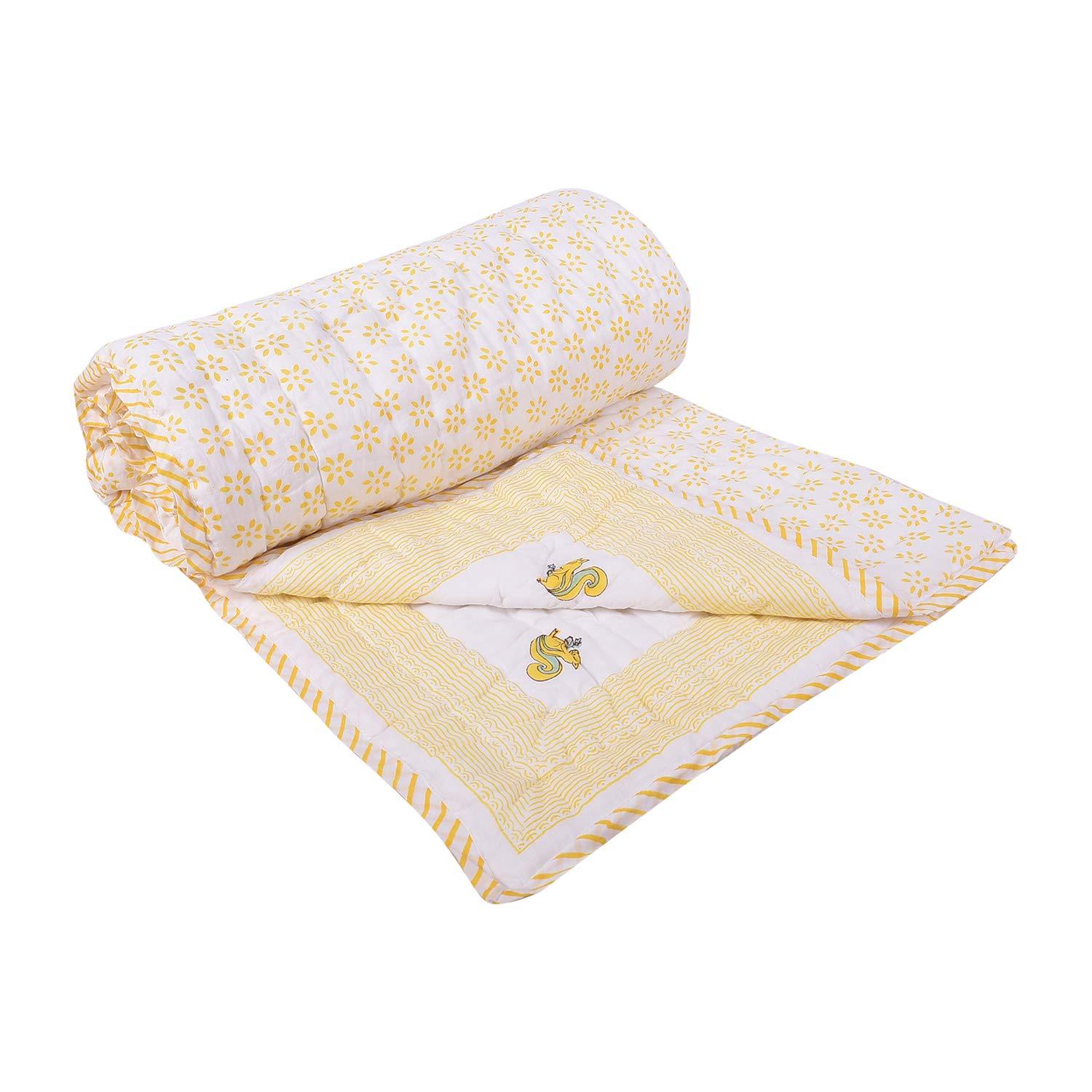 Baby Quilt Organic Cotton | Blanket | 100x150 CM | 0-5 Year | Pack of 1 - Image 19