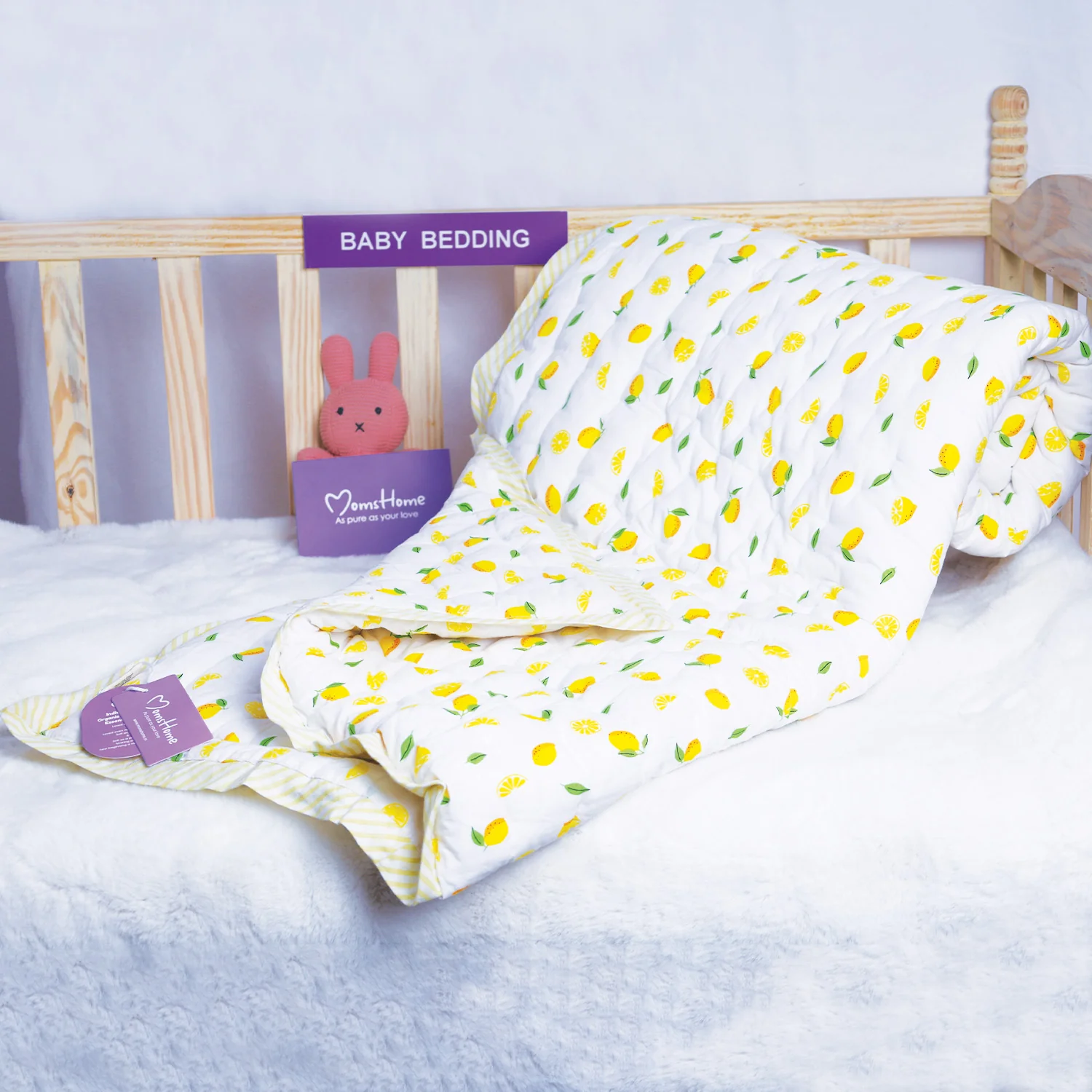 Baby Quilt Organic Cotton | Blanket | 100x150 CM | 0-5 Year | Pack of 1 - Image 20