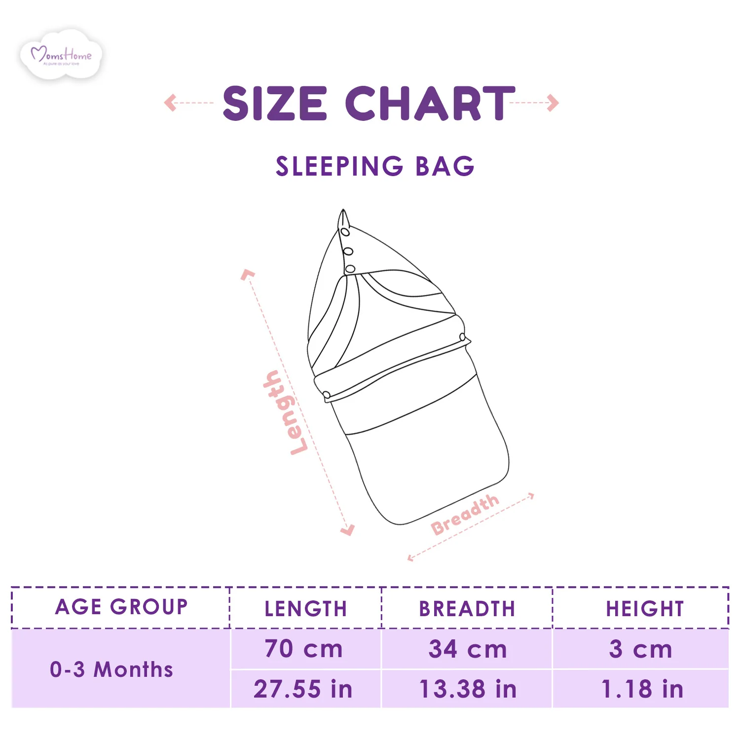 Baby Sleeping Bag And Carry Nest | Cotton Bedding Set For Infants And New Born Baby | Portable And Travel Friendly | 0-6 Months - Image 4