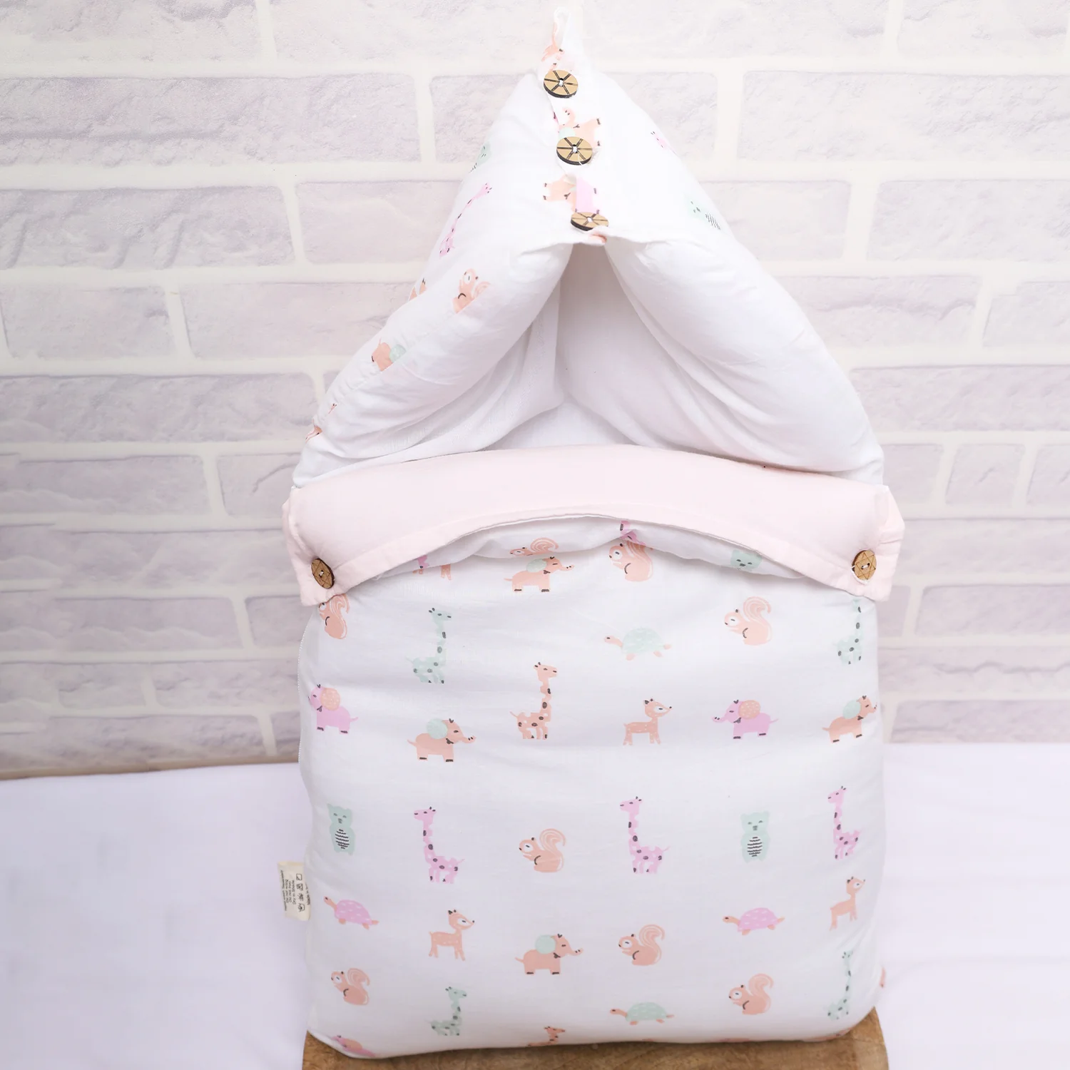 Baby Sleeping Bag And Carry Nest | Cotton Bedding Set For Infants And New Born Baby | Portable And Travel Friendly | 0-6 Months - Image 5
