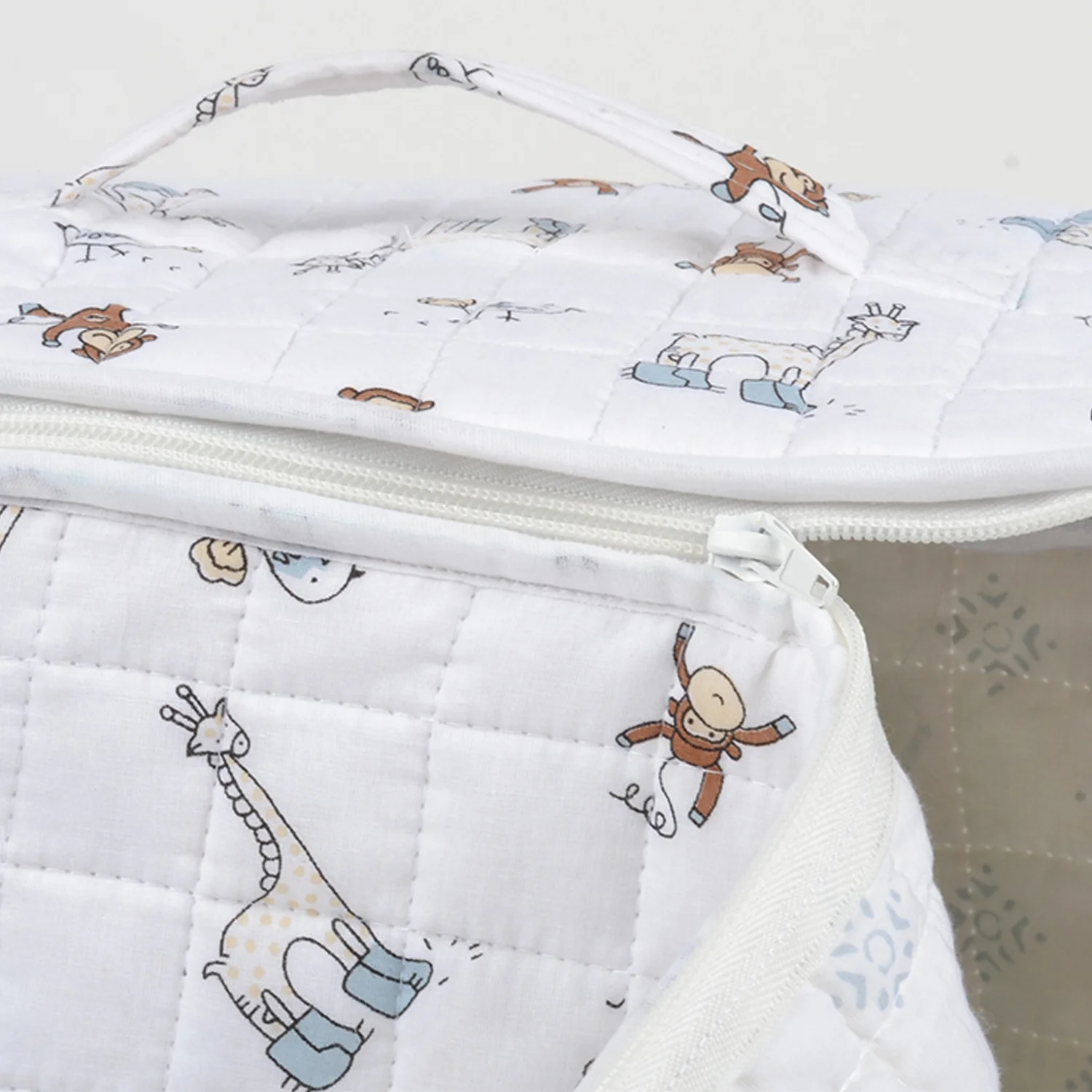 Baby Organic Cotton Diaper Carry Briefcase bags for Mothers - Pack of 1 - Image 5