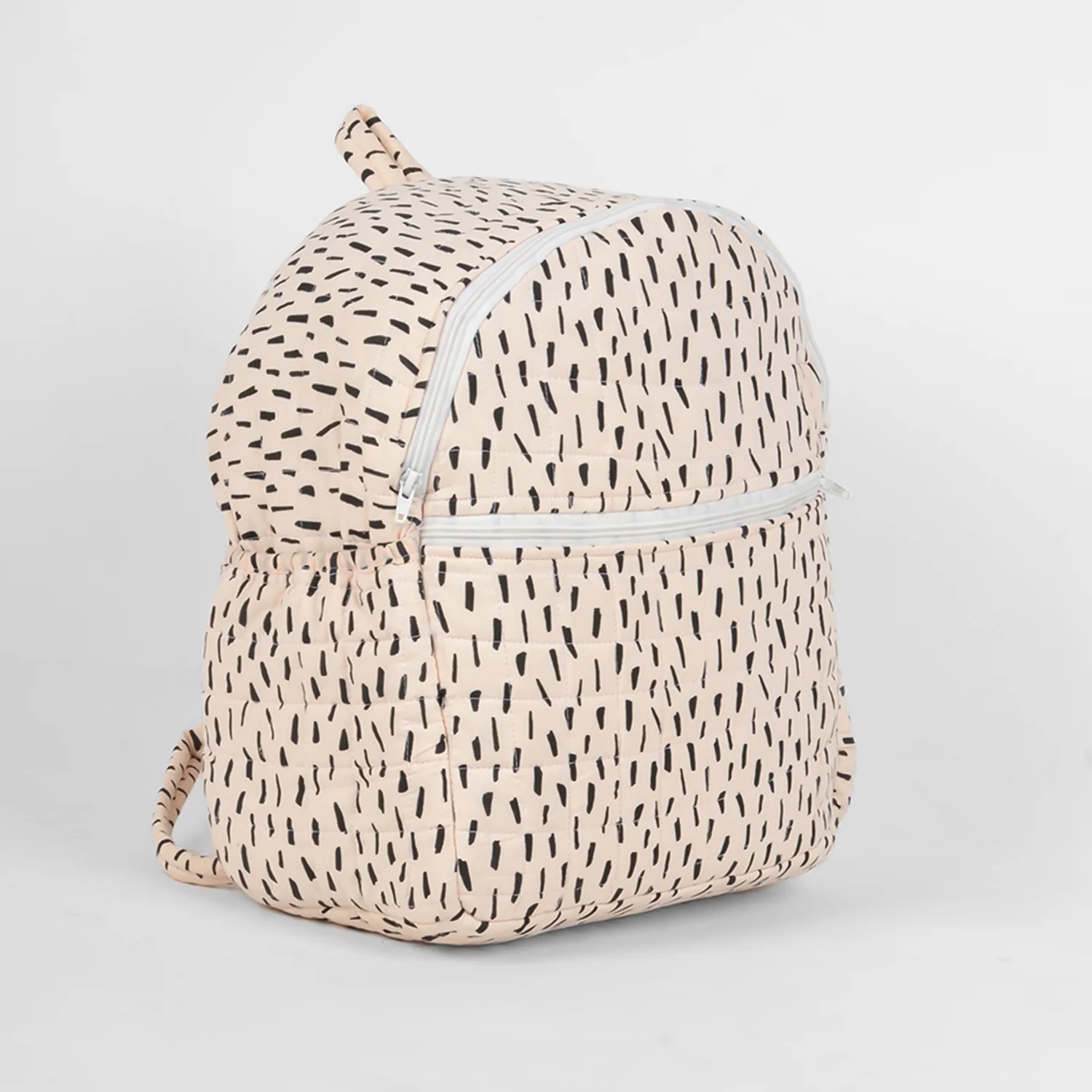 Baby Organic Cotton Muslin Travel Bag- Diaper Multipurpose Carry bags for Mothers- Beige - Image 4