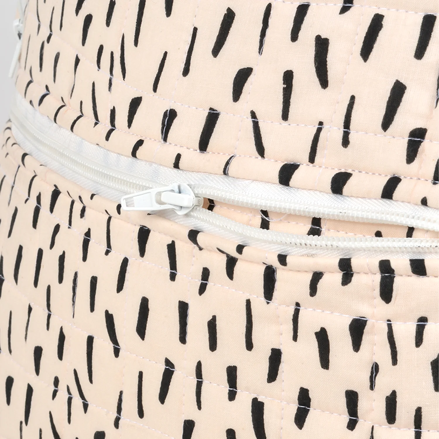 Baby Organic Cotton Muslin Travel Bag- Diaper Multipurpose Carry bags for Mothers- Beige - Image 7