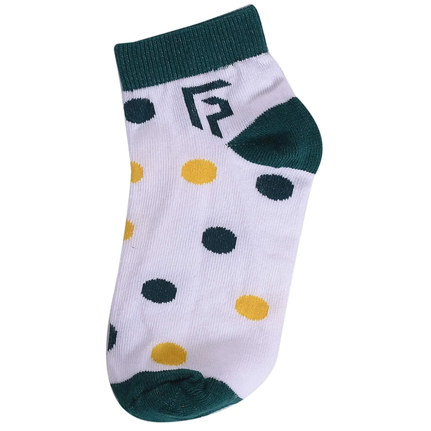 FOOTPRINTS Organic cotton Kids Socks -5-8 years - Pack of 3 Pairs - Polka Dots - Image 3
