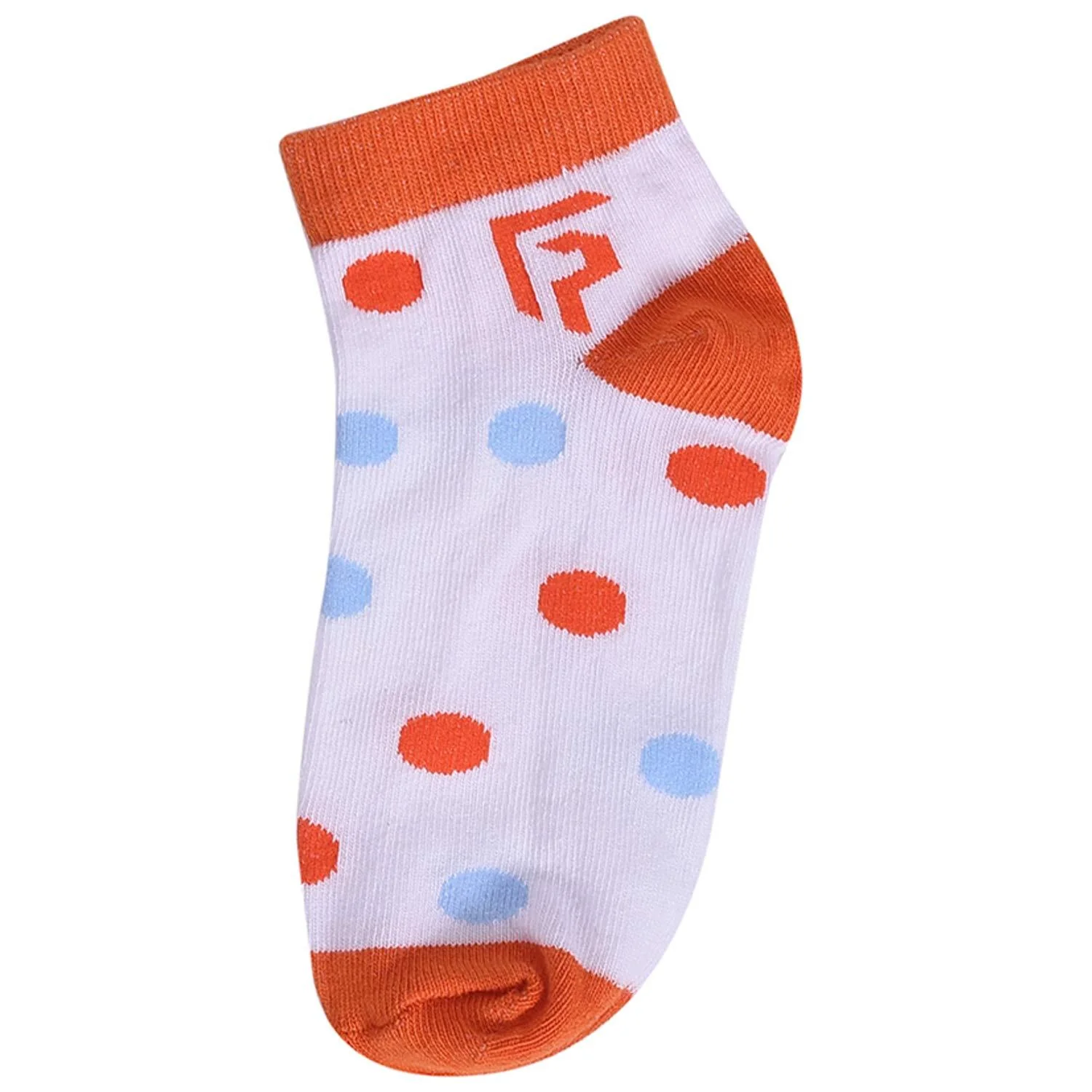 FOOTPRINTS Organic cotton Kids Socks -5-8 years - Pack of 3 Pairs - Polka Dots - Image 4