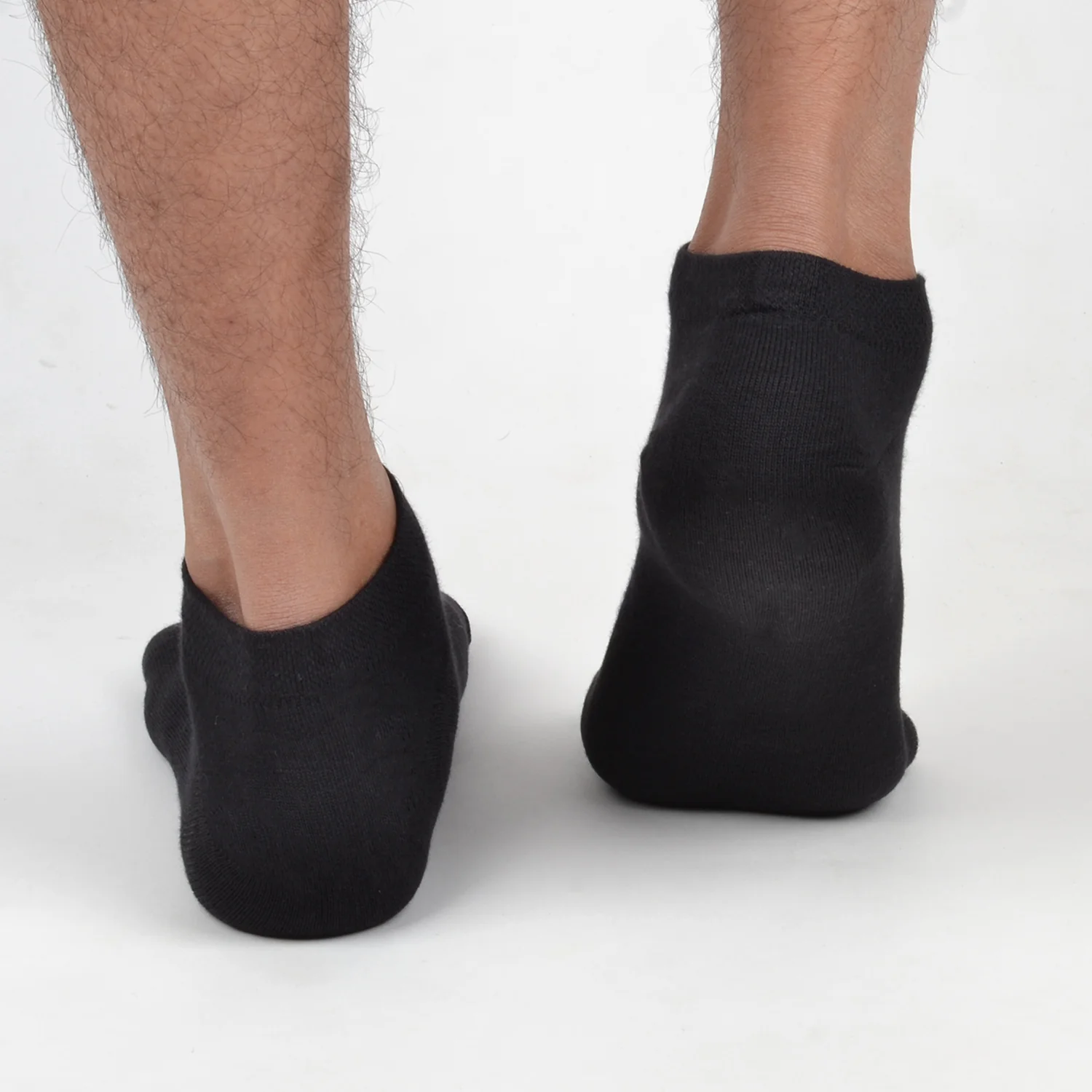 FOOTPRINTS Unisex Solid Cotton Ankle-Length Socks -Pack Of 3 - Image 3