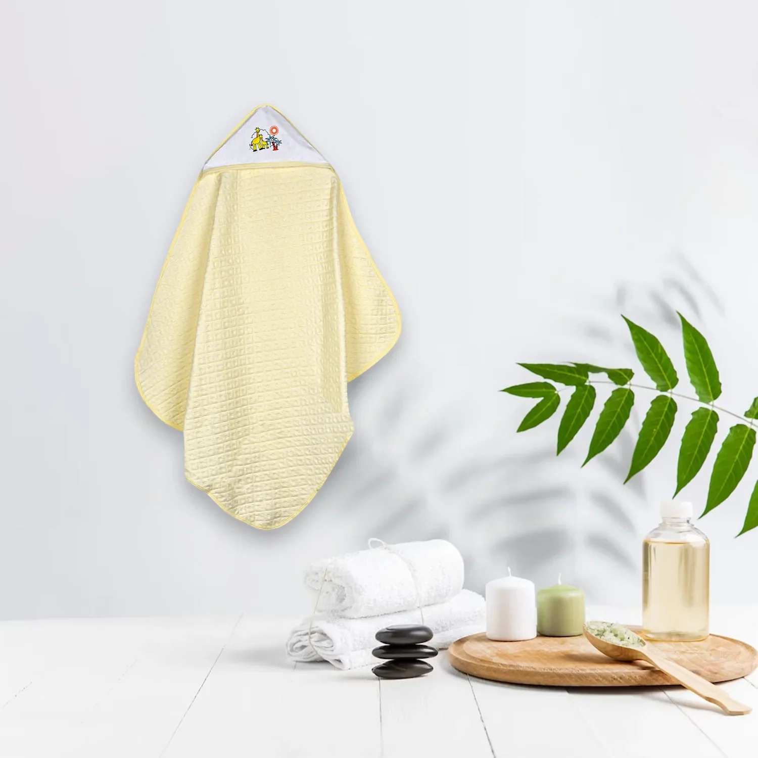 Hospital Kit for Newborn baby | Organic Cotton Gift Set | Lemon | 13 Items - Image 7