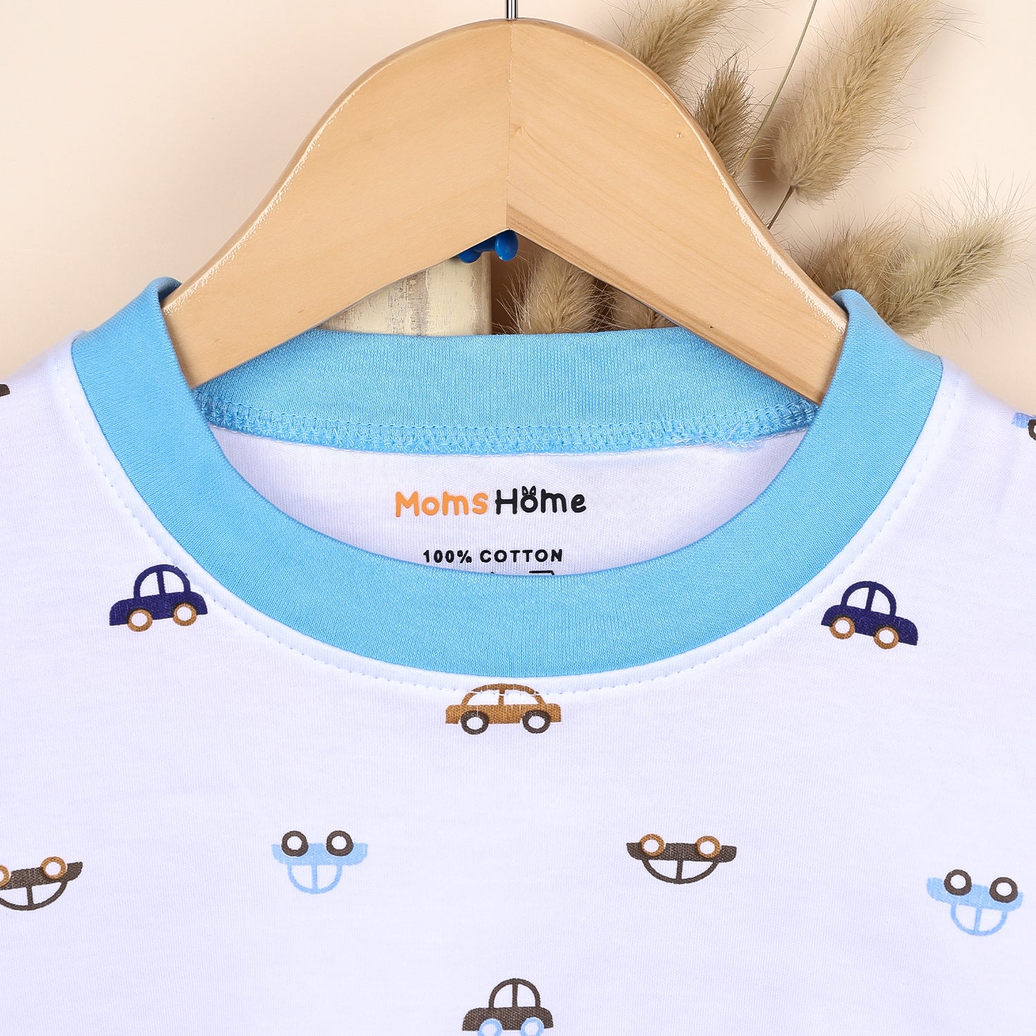 Kids Organic Cotton Co-Ord Set | T-Shirt & Shorts | Car - Image 9