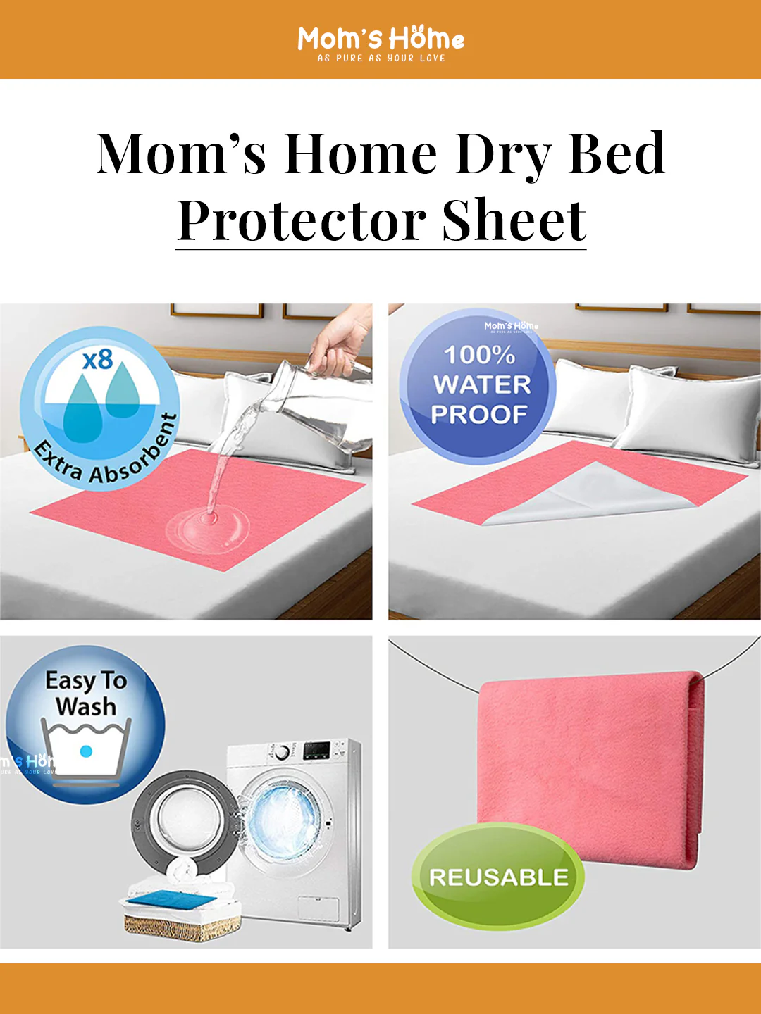 Moms Home Infant Kids Multi-Coloured  Printed Organic Cotton 20-Piece Baby Apparel Gift Set - Image 4