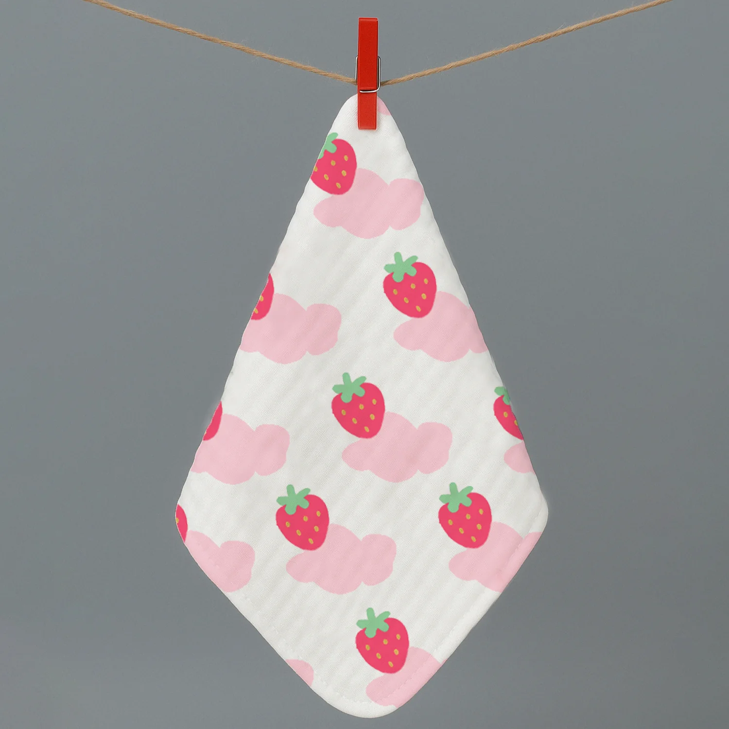 Baby Muslin 6 Layer Face wipes/ wash clothes- 30X30 CM - (0-3 Years) - Pack of 5 - Image 9