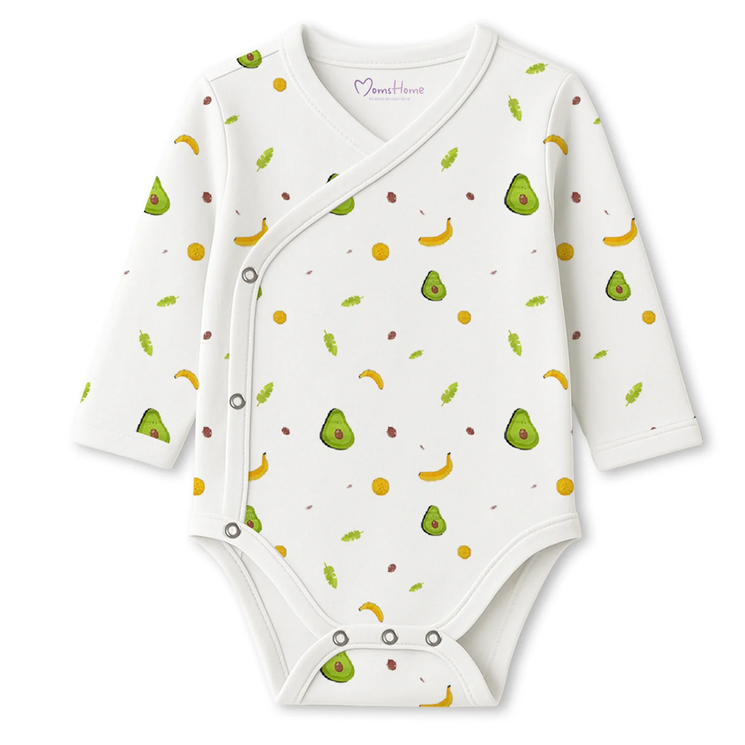 Organic Cotton Baby Clothing Set | Baby Essential Clothes For Boys & Girls | Baby Shower Gift Hamper | 0-6 Months | Avocado | Pack of 6 - Image 3
