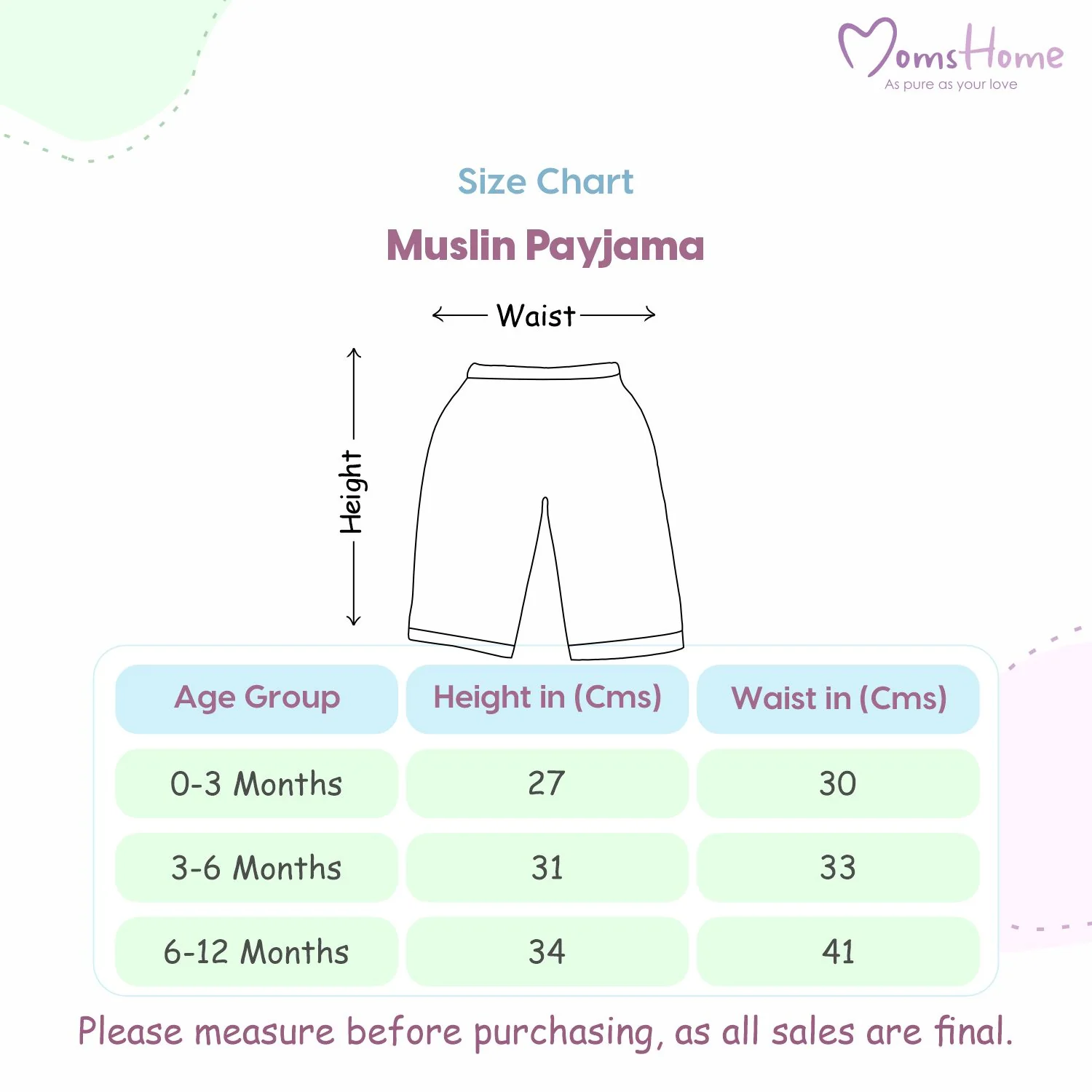 Organic Cotton Muslin Full Sleeves Jhabla & Pyjama For New Born | 0-12 Months | Avocado | Set of 1 - Image 7