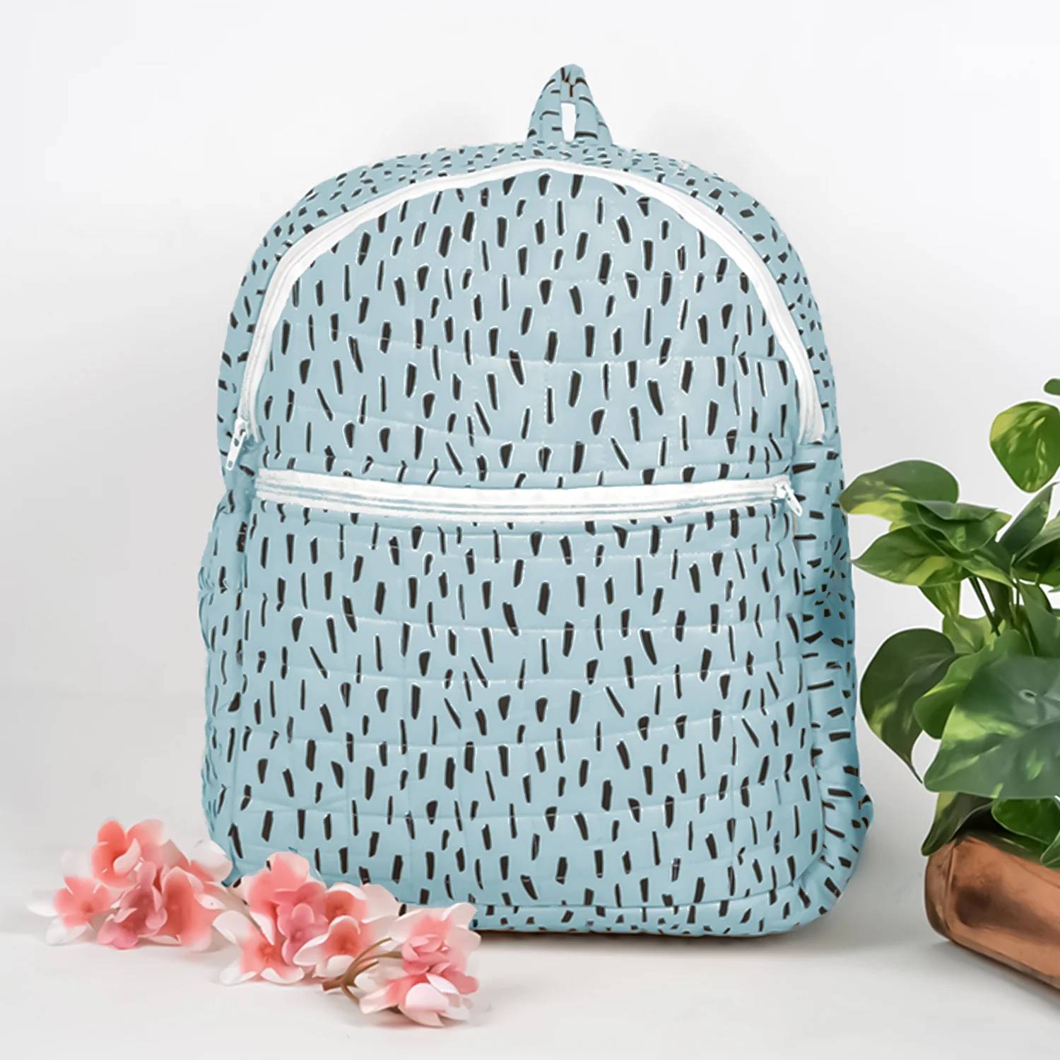 Organic Cotton Muslin Travel Bag For Baby | Multipurpose Diaper & Carry Bags for Mothers | Pack of 1 - Image 4