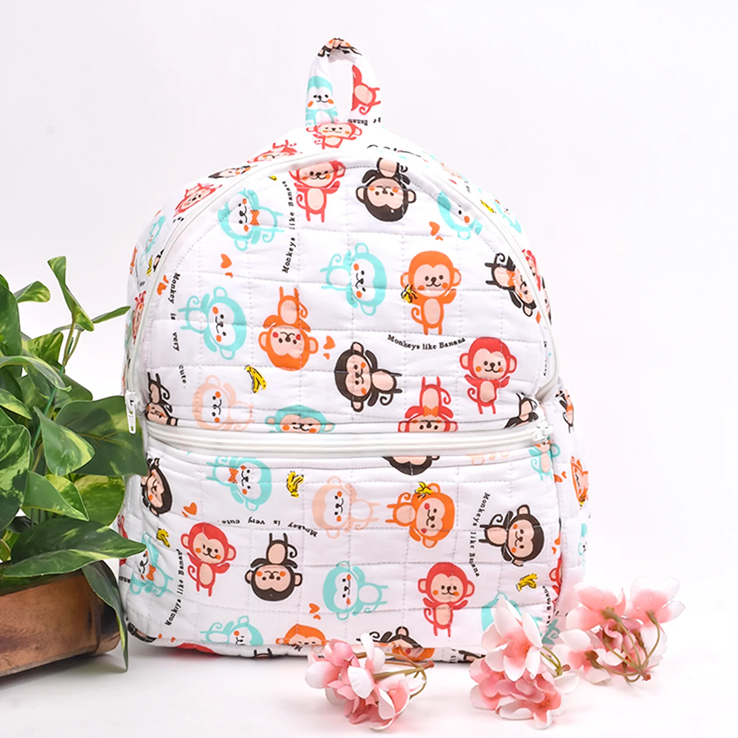 Organic Cotton Muslin Travel Bag For Baby | Multipurpose Diaper & Carry Bags for Mothers | Pack of 1 - Image 5