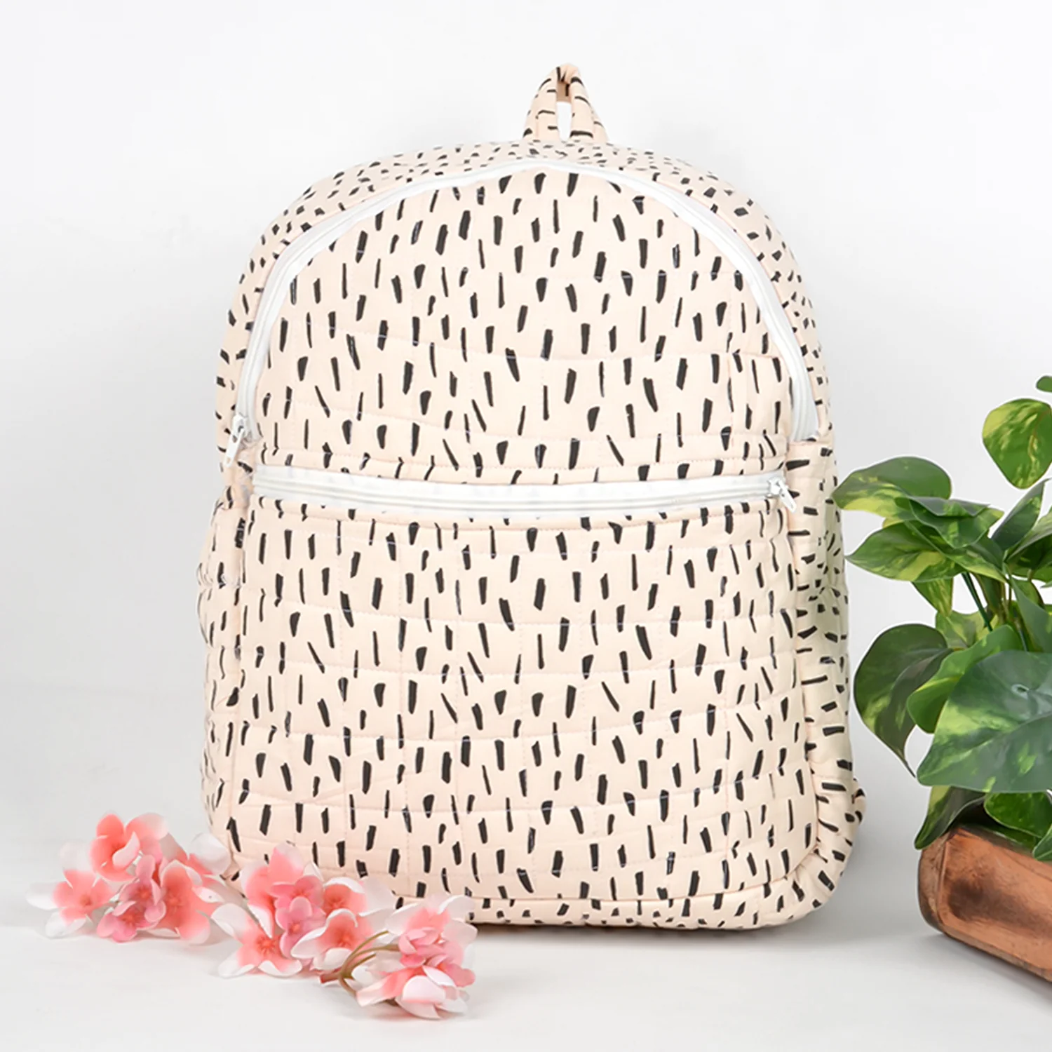 Organic Cotton Muslin Travel Bag For Baby | Multipurpose Diaper & Carry Bags for Mothers | Pack of 1 - Image 6