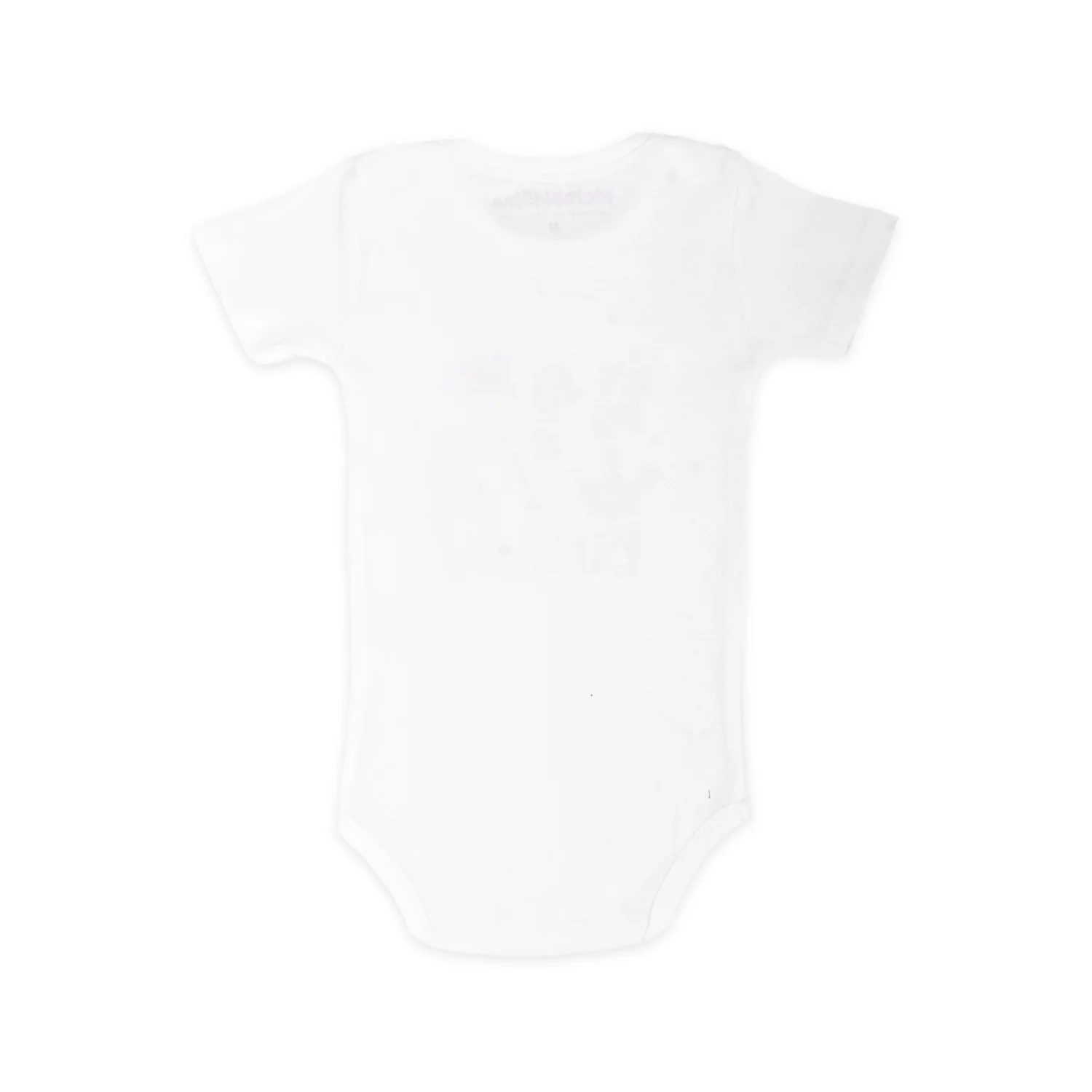 Organic Cotton New Born Baby Half Sleeves Bodysuit-Onesie | 0-3 Months | Pack of 1 - Image 3