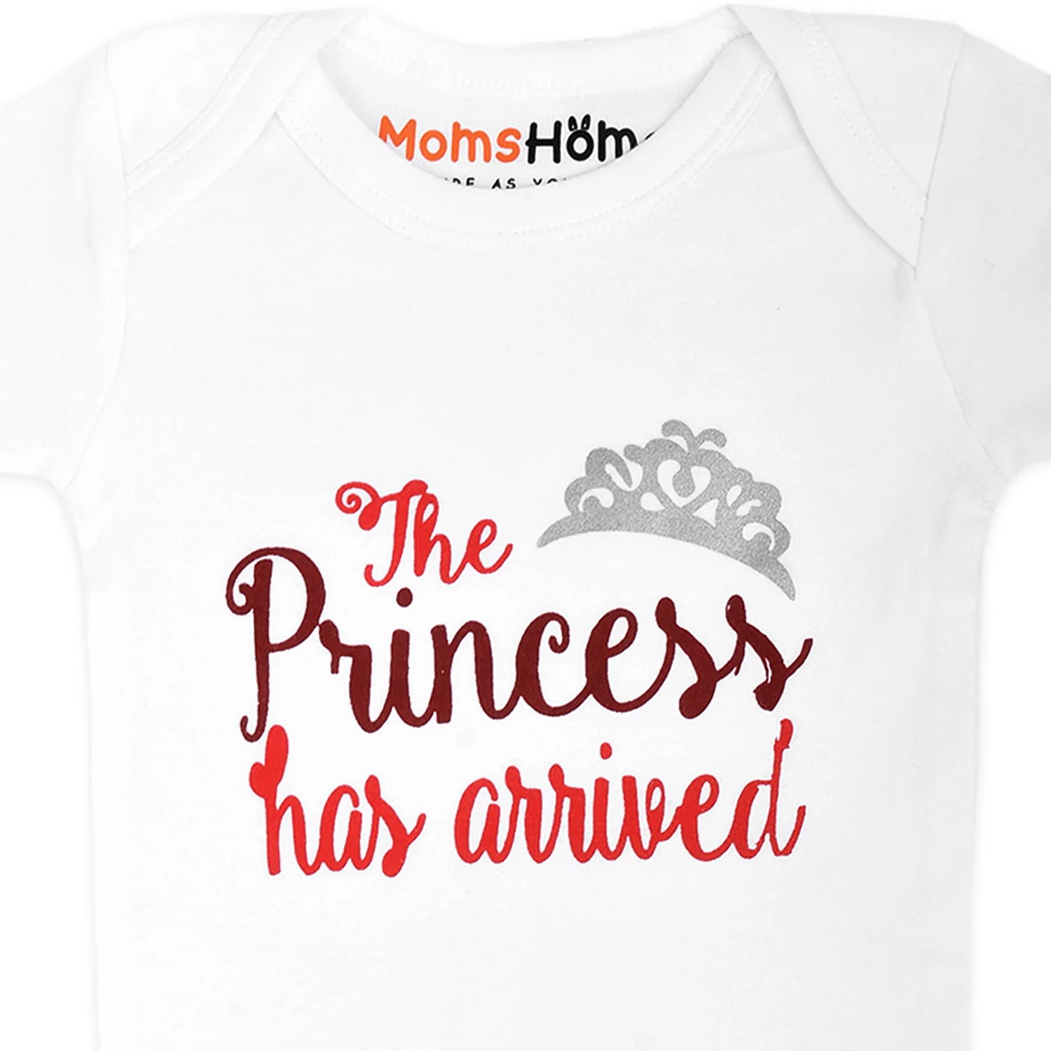 Organic Cotton New Born Baby Half Sleeves Bodysuit-Onesie | 0-3 Months | Pack of 1 - Image 4