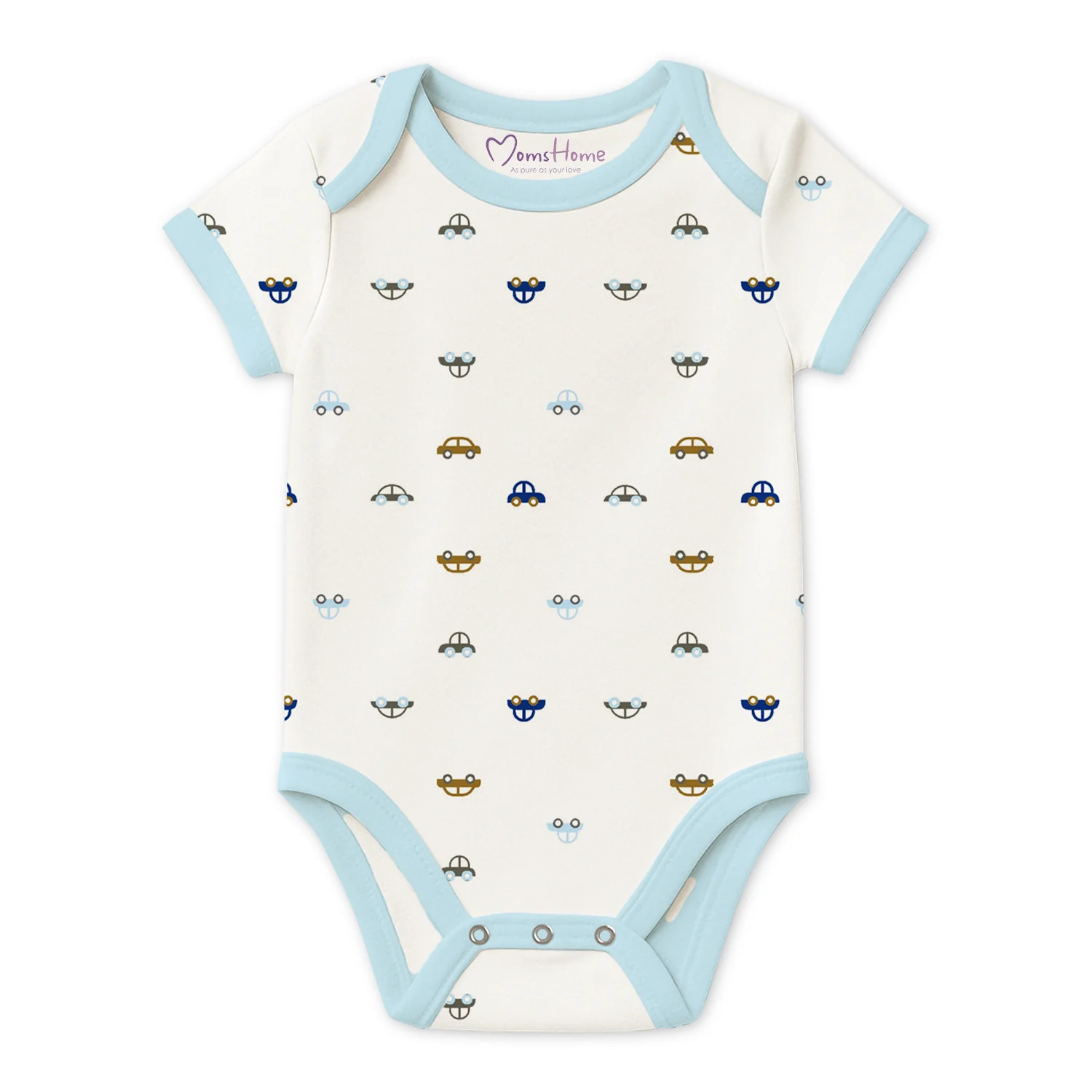 Organic Cotton New Born Baby Onesie | New Born Baby Dress | 0-6 Months | Pack of 1 - Image 6