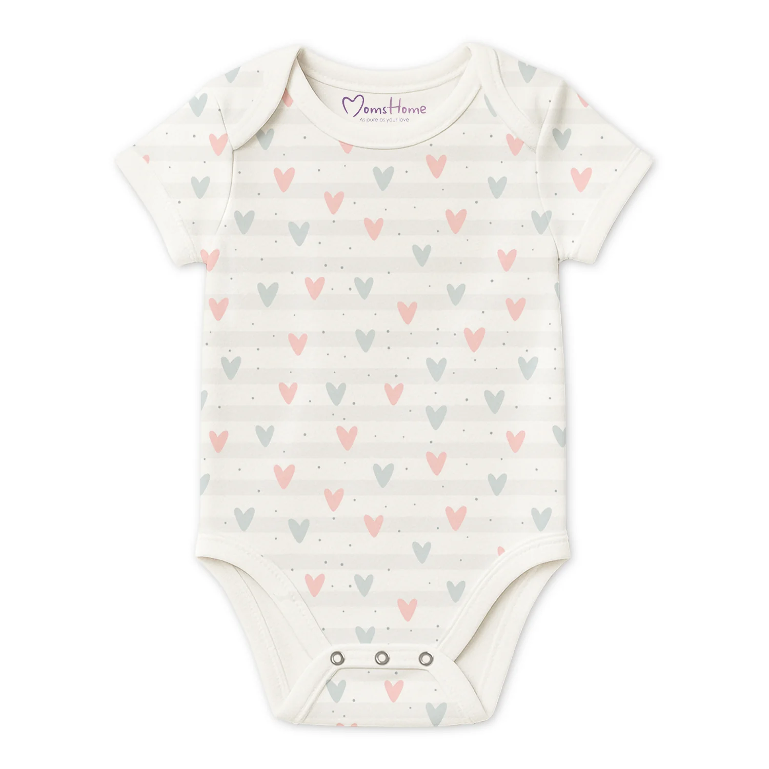 Organic Cotton New Born Baby Onesie | New Born Baby Dress | 0-6 Months | Pack of 1 - Image 7