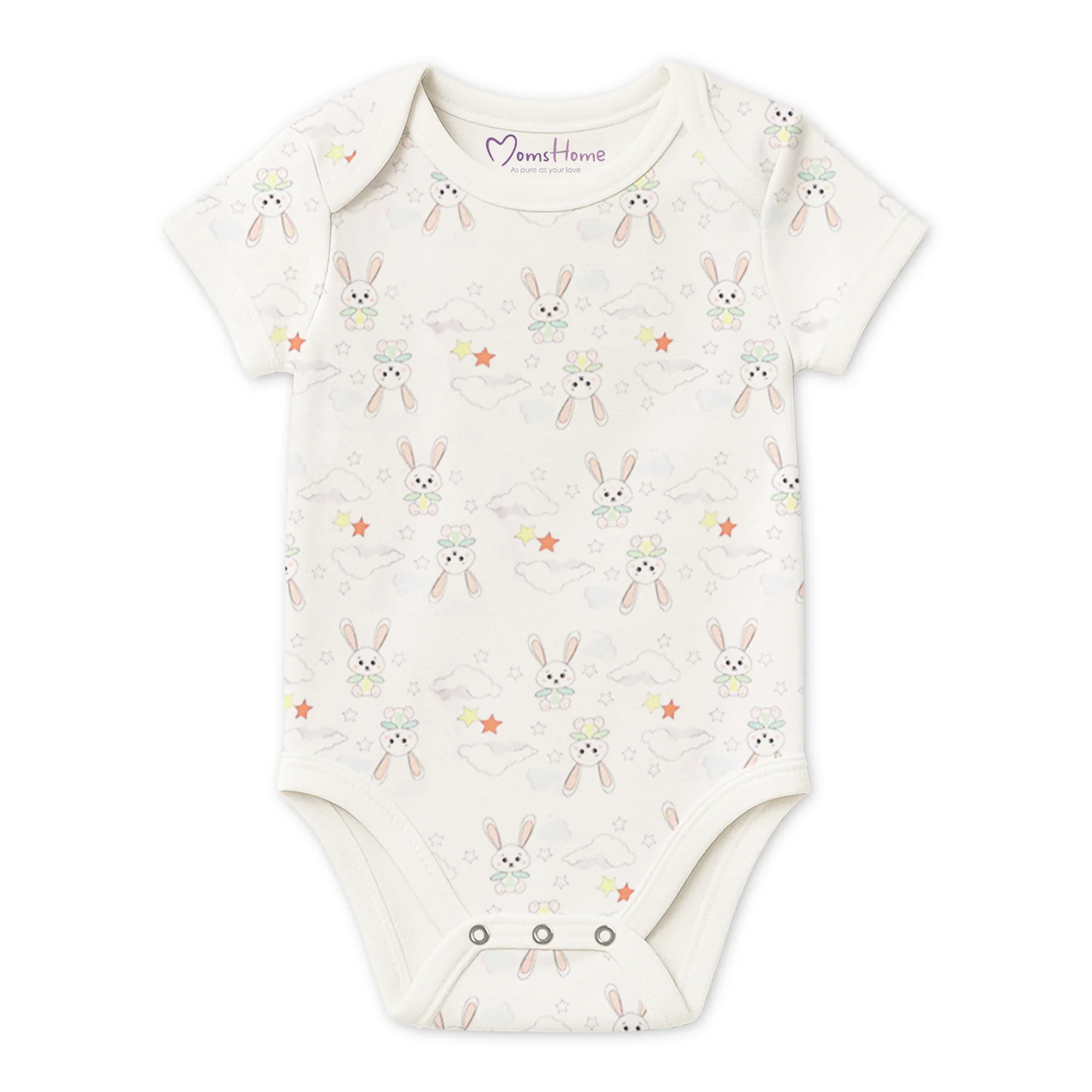 Organic Cotton New Born Baby Onesie | New Born Baby Dress | 0-6 Months | Pack of 1 - Image 8