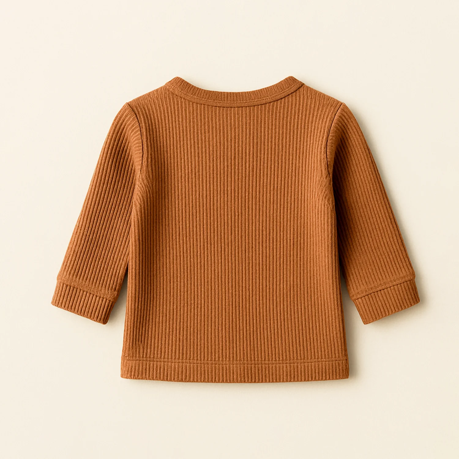 Ribbed Organic Cotton Co-ord Set For Newborn Baby | Soft & Breathable Baby Outfit | Baby Dress | 0-6 Months - Image 7